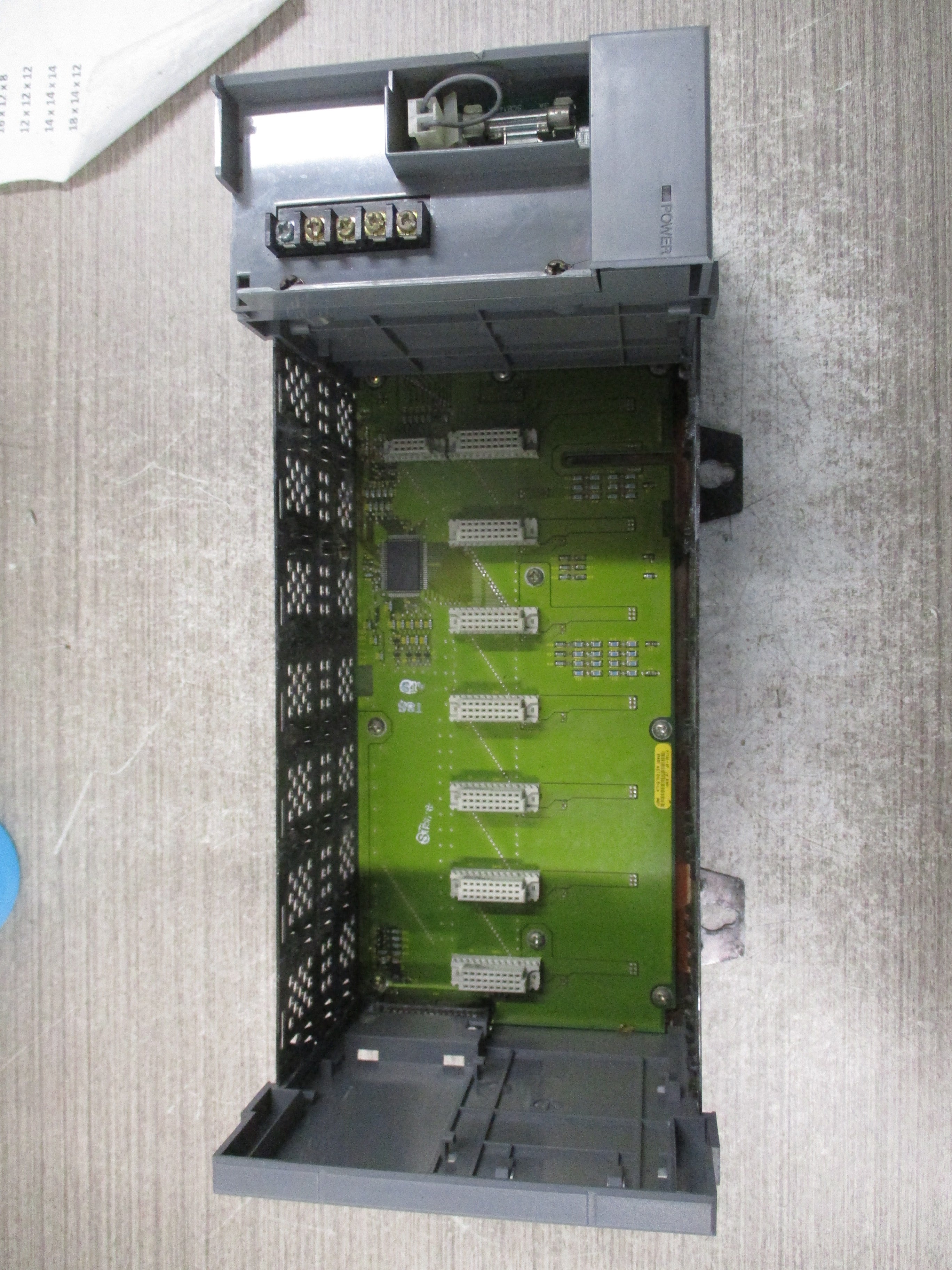 Allen-Bradley SLC 500 PLC Rack w/ Power Supply 1746-A7 / 1746-P1 7-Slot