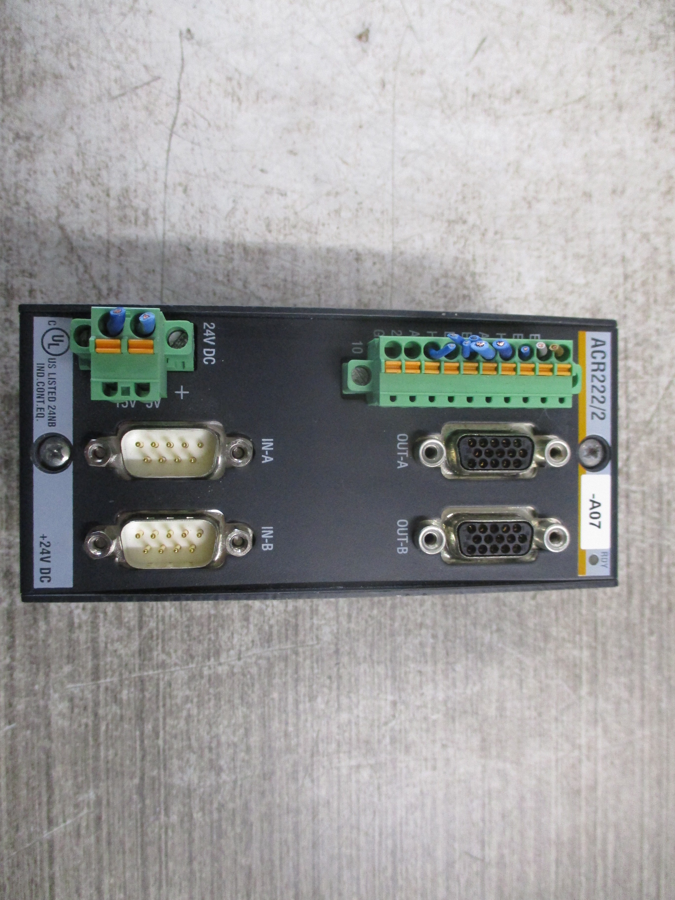 Bachmann Axis Controller Module ACR222/2 24VDC Used
