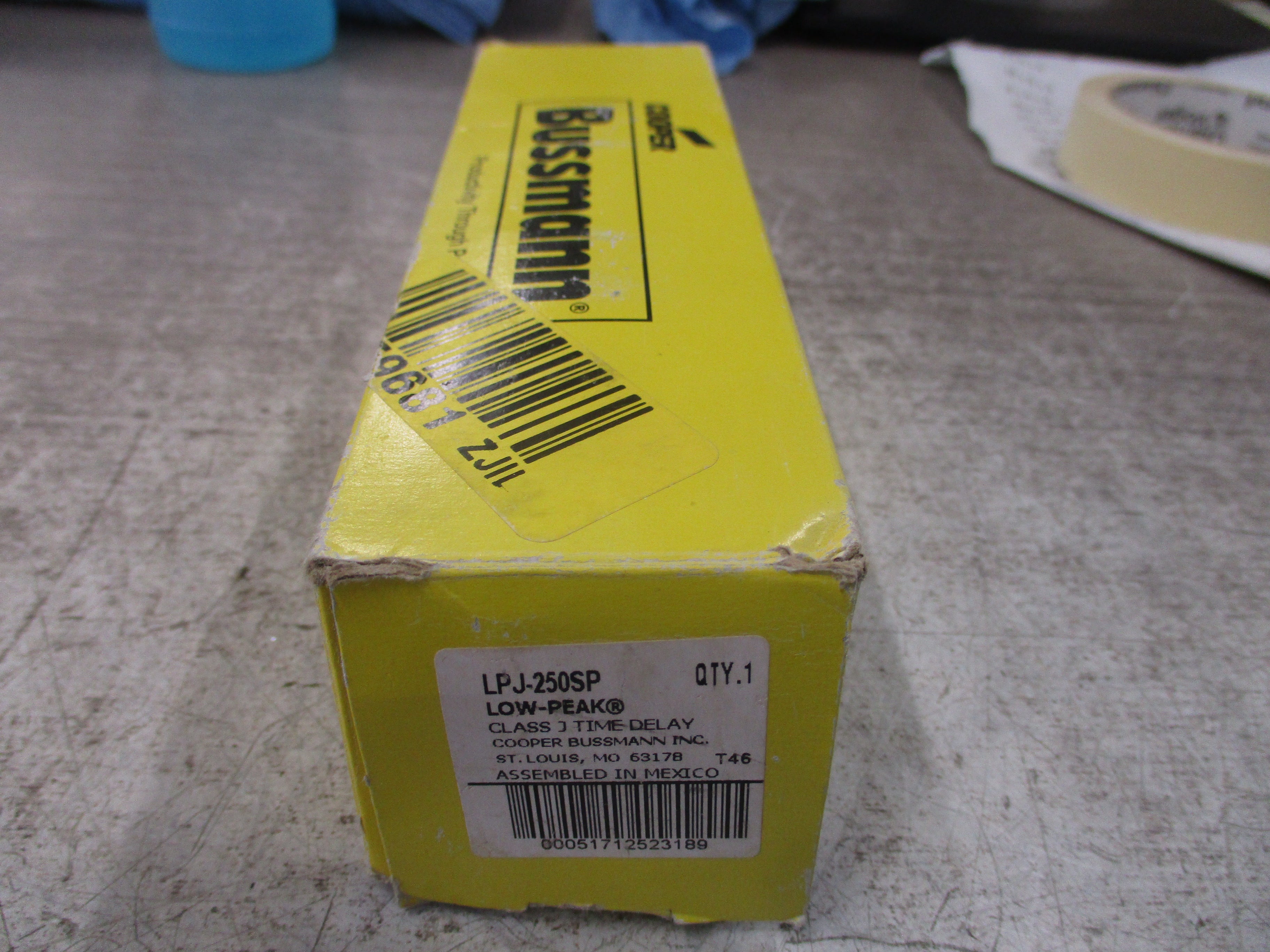 Bussmann Low-Peak Fuse LPJ-250SP 250A 600V New Surplus