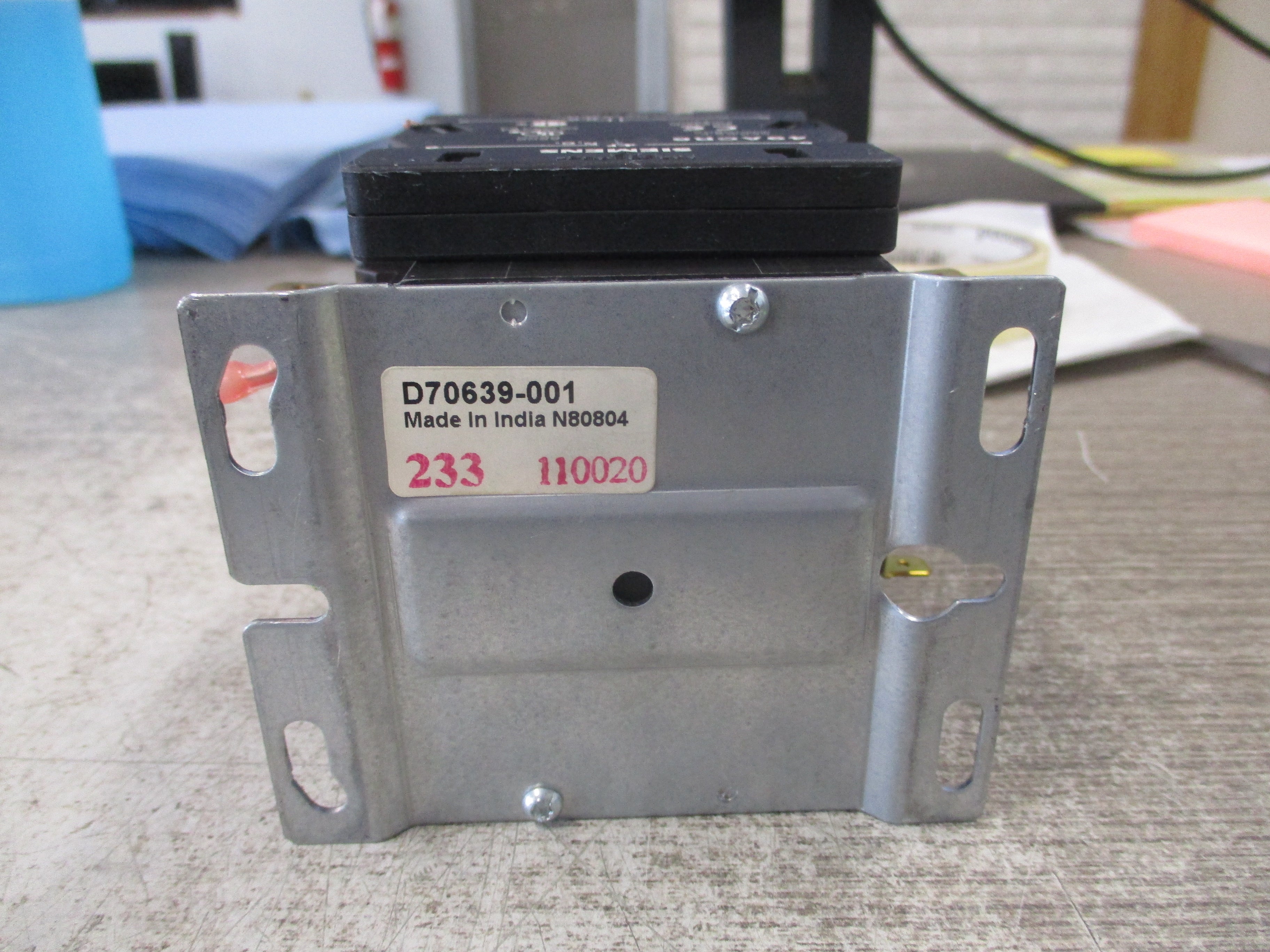 Liebert Contactor 123282P1 24V Coil 50A 600V (1) Aux Contact Used