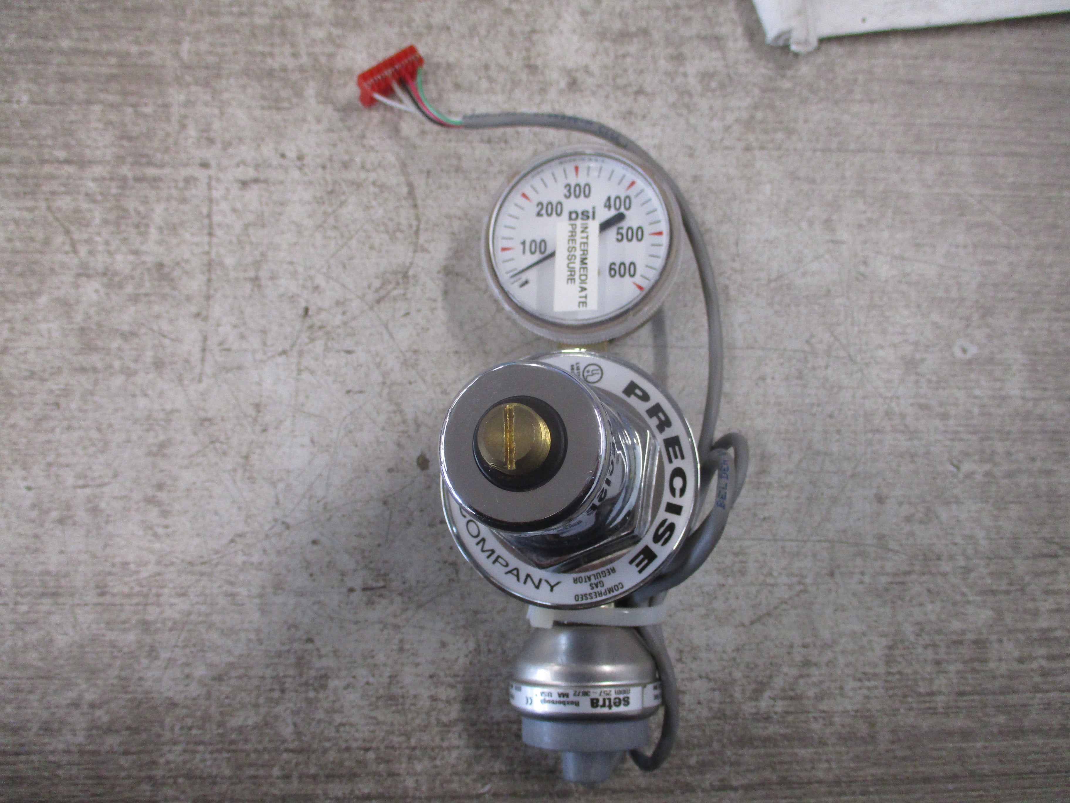 Precise Equipment Co. Oxygen Regulator RHG10LS Used