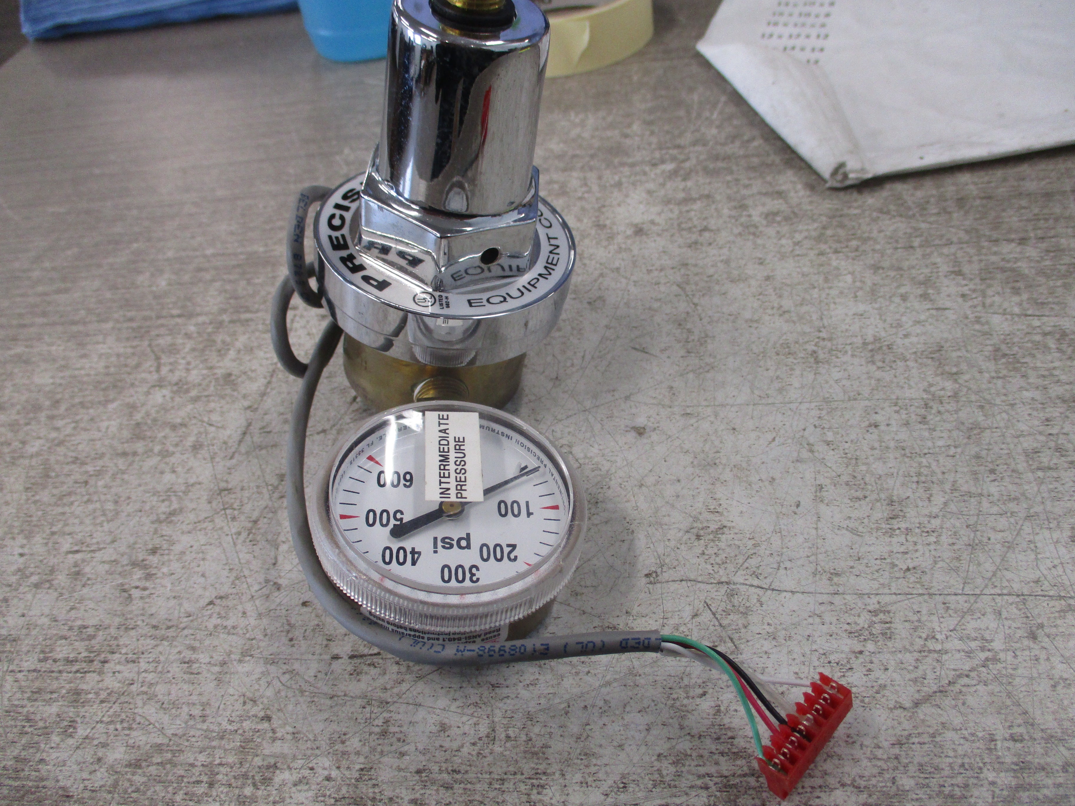 Precise Equipment Co. Oxygen Regulator RHG10LS Used