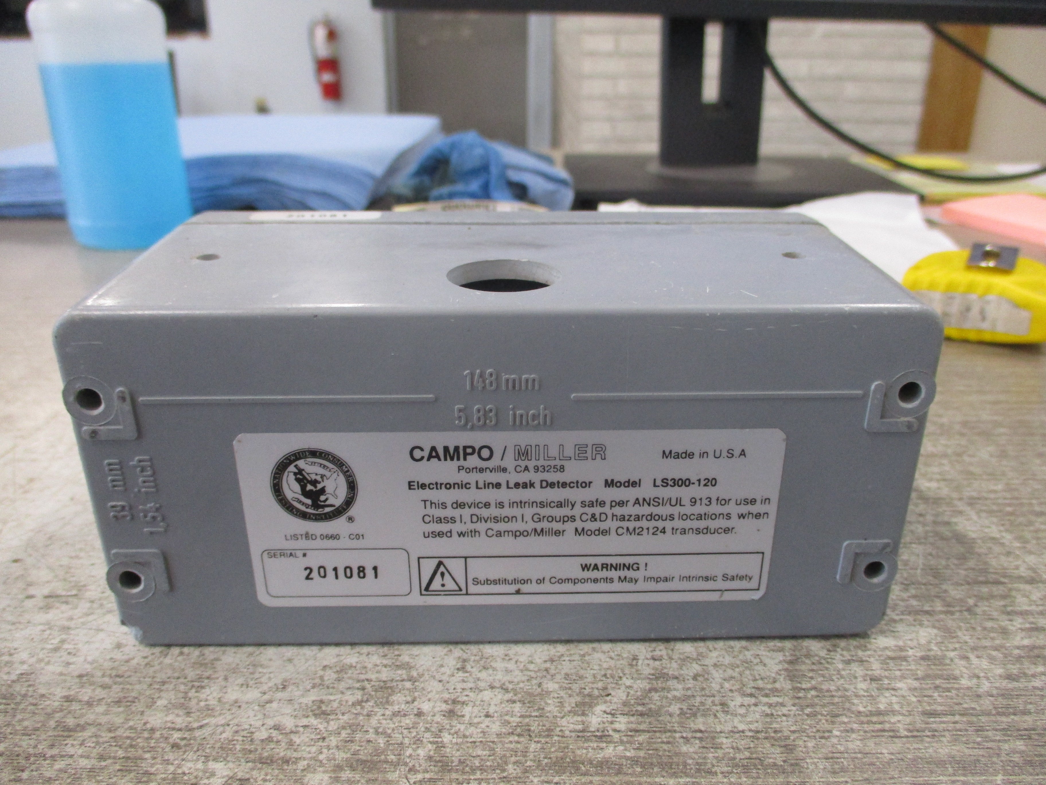 Campo Miller Line Leak Detector LS300-120 Used