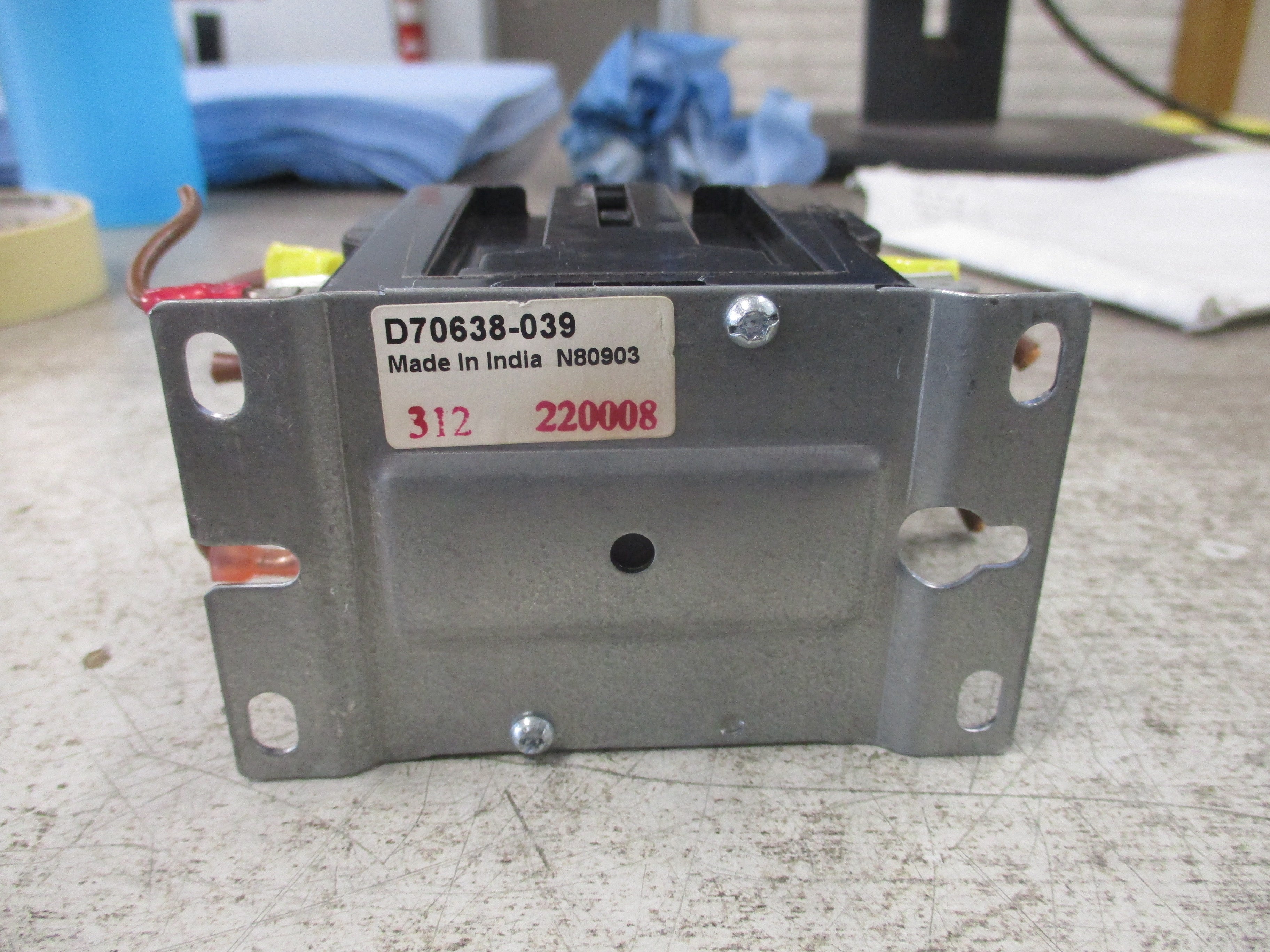 Liebert Contactor 123280P1 24V Coil 30A 600V Used