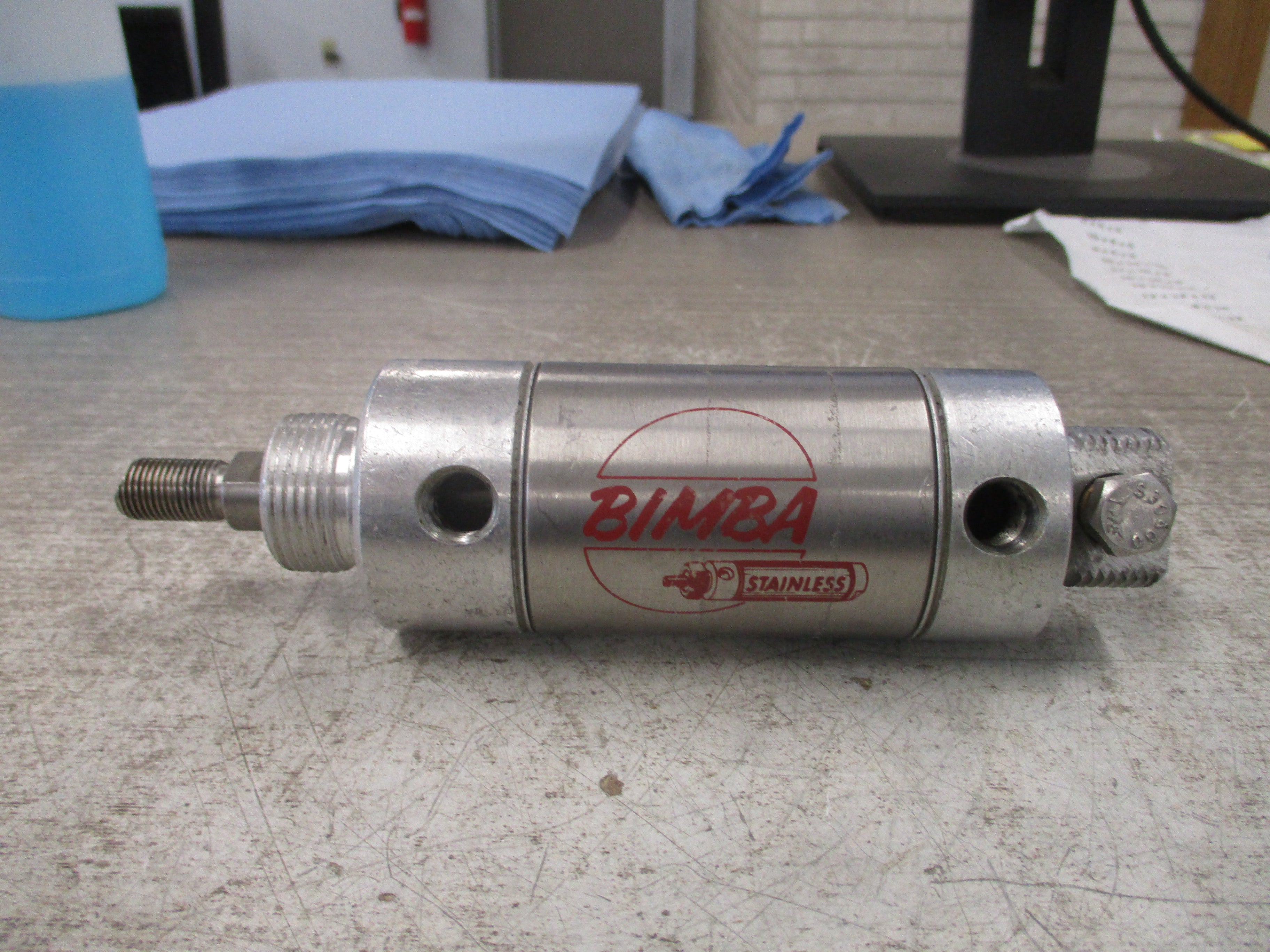 Bimba Stainless Steel Pneumatic Cylinder 311-DXP Used