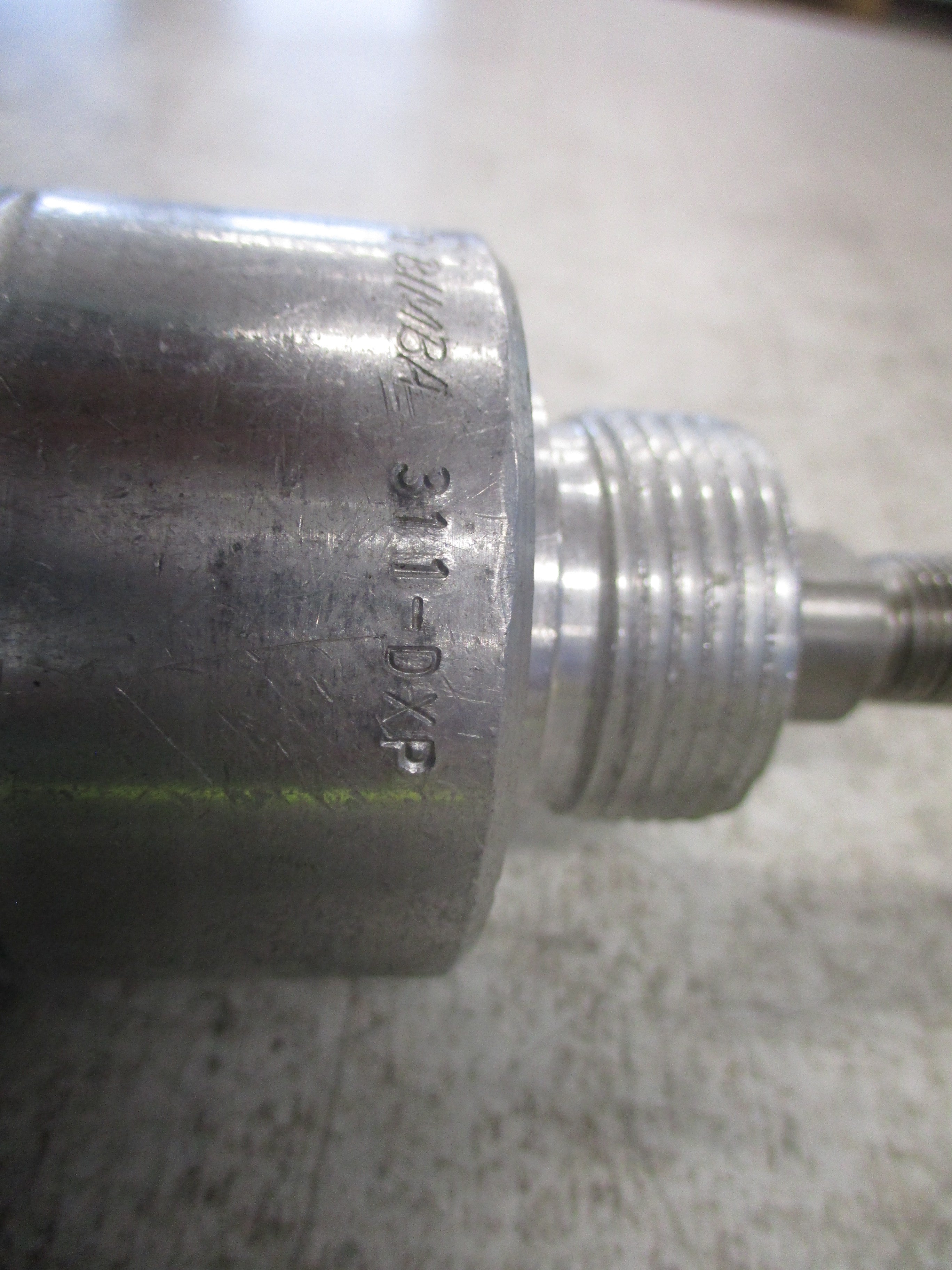 Bimba Stainless Steel Pneumatic Cylinder 311-DXP Used