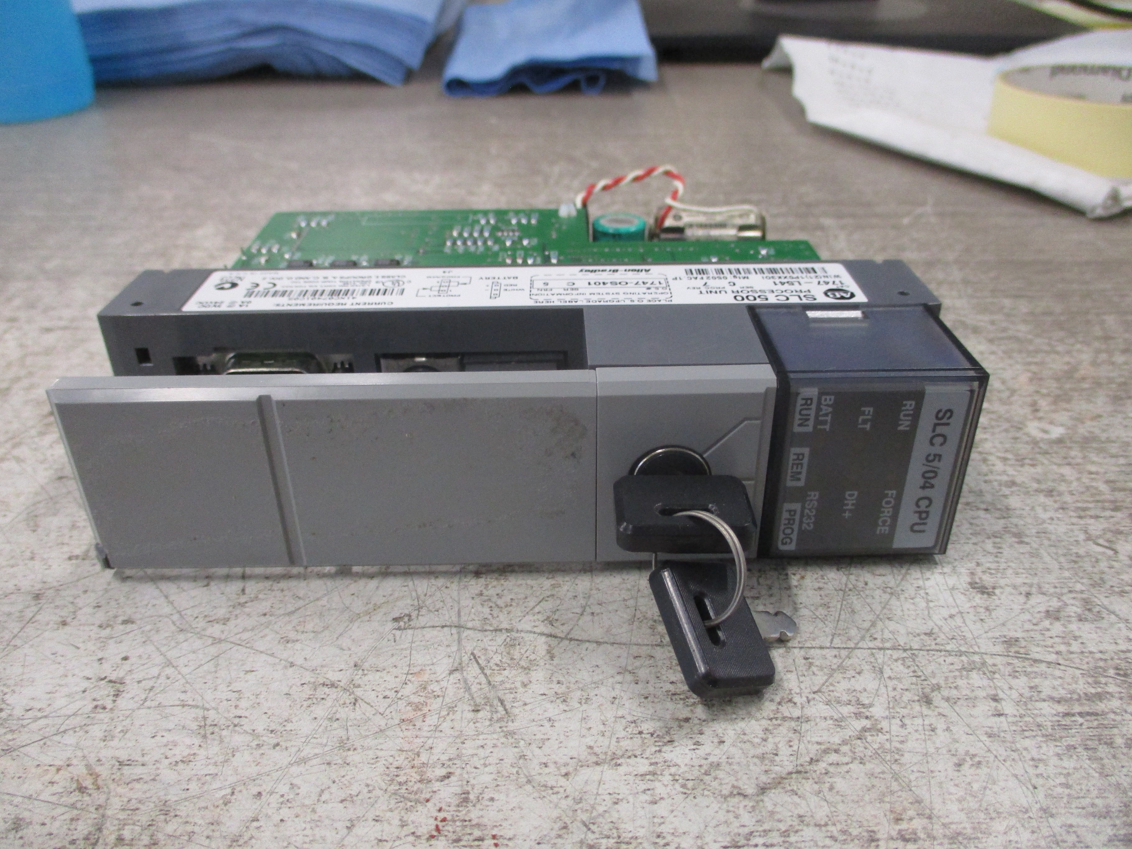 Allen-Bradley SLC500 Processor Unit 1747-L541 Ser C Proc Rev 7 OS FRN: 5 Used