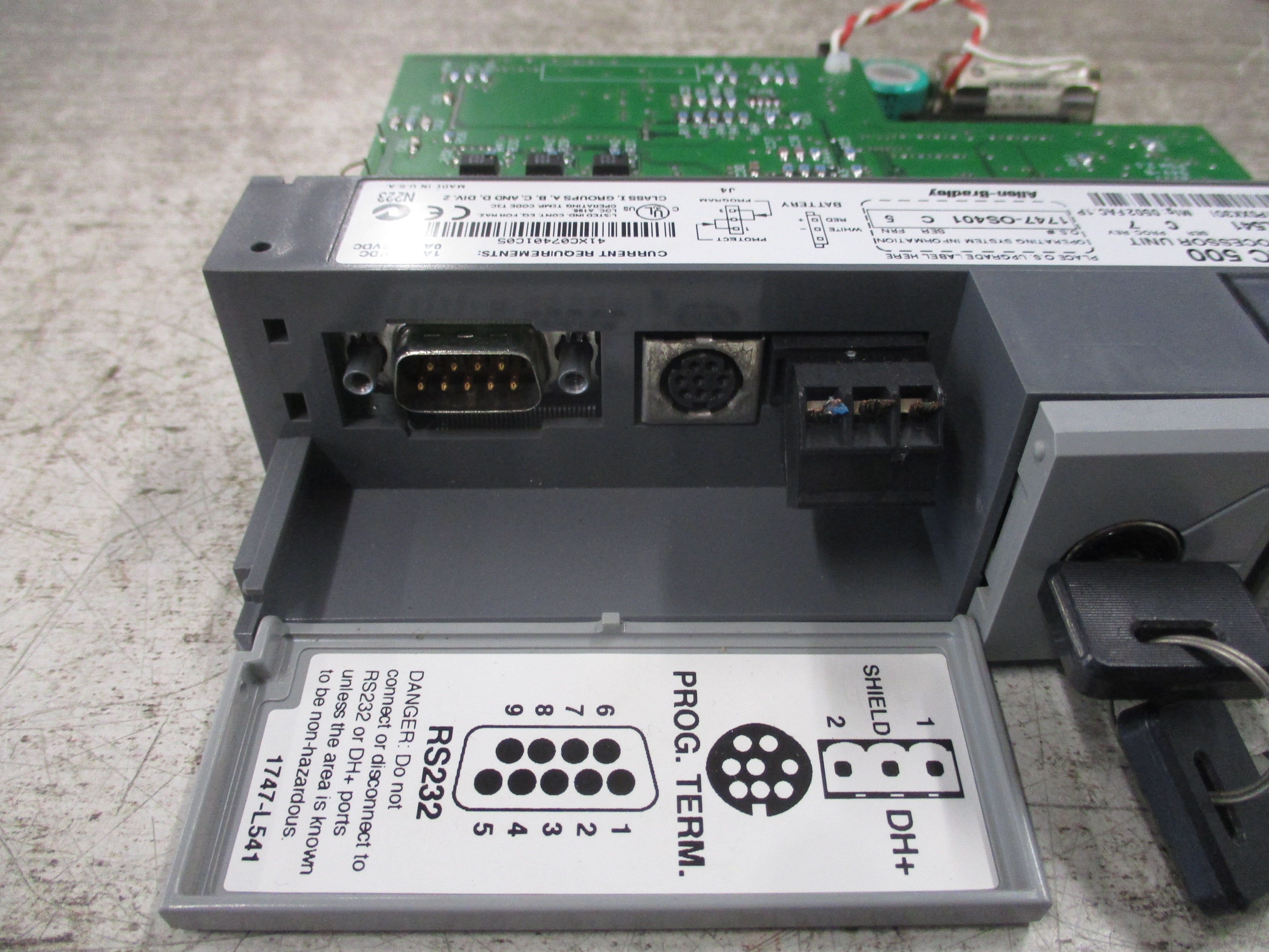 Allen-Bradley SLC500 Processor Unit 1747-L541 Ser C Proc Rev 7 OS FRN: 5 Used
