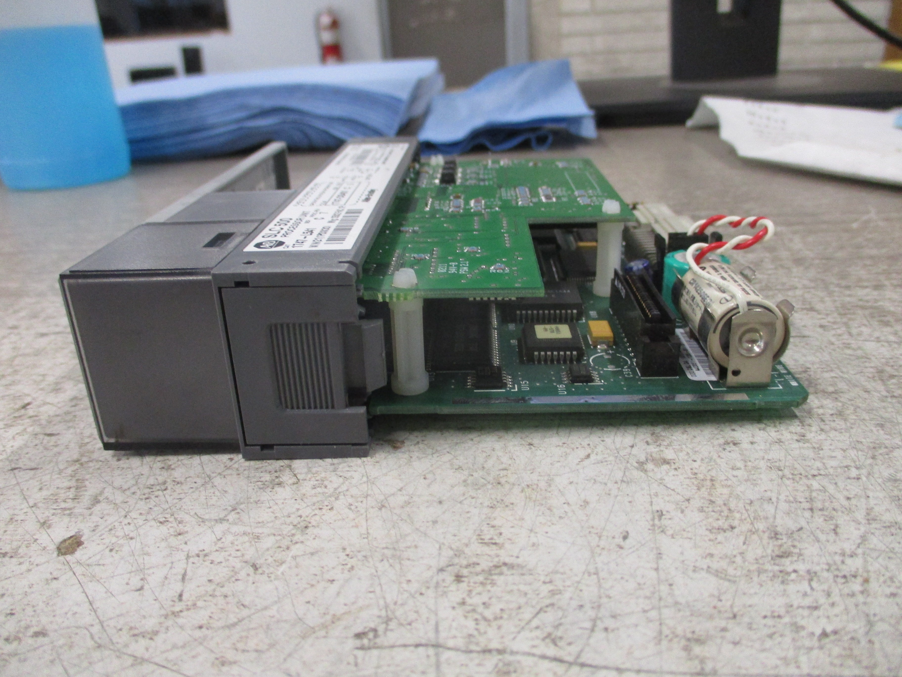 Allen-Bradley SLC500 Processor Unit 1747-L541 Ser C Proc Rev 7 OS FRN: 5 Used