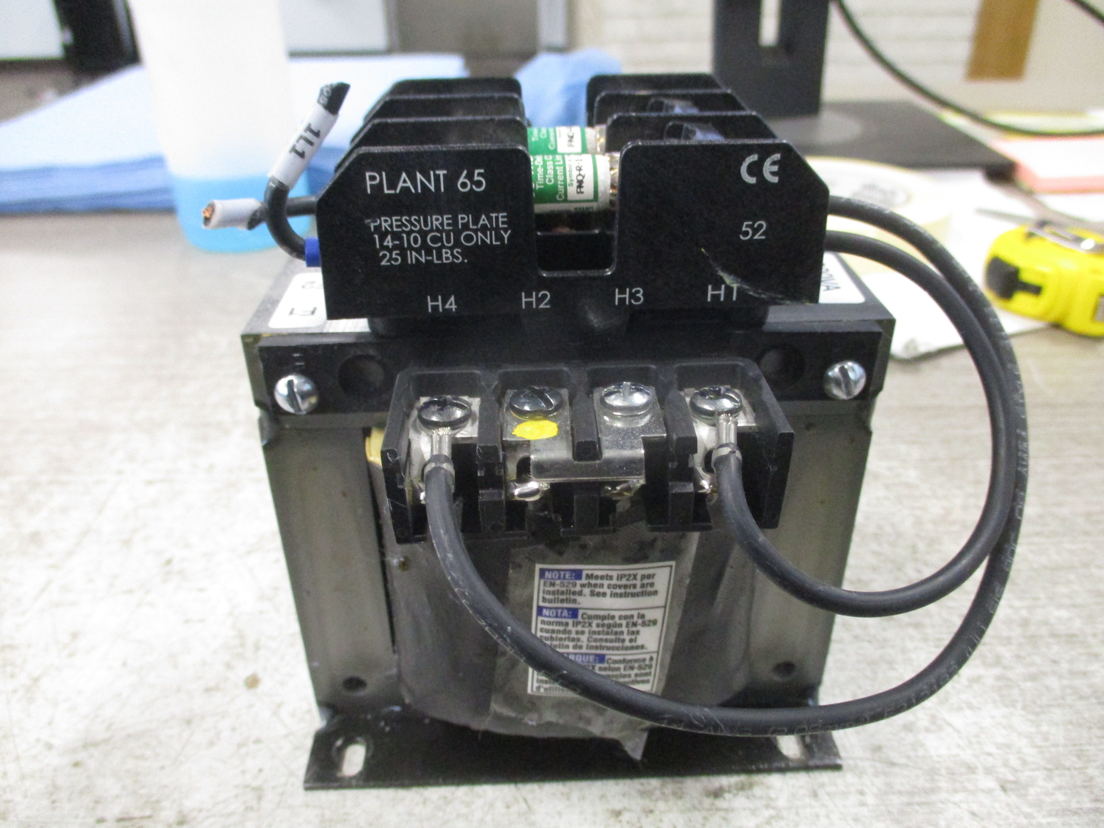 Square D Transformer 9070TF300D1 0.300KVA Pri: 240/480V Sec: 120V Used