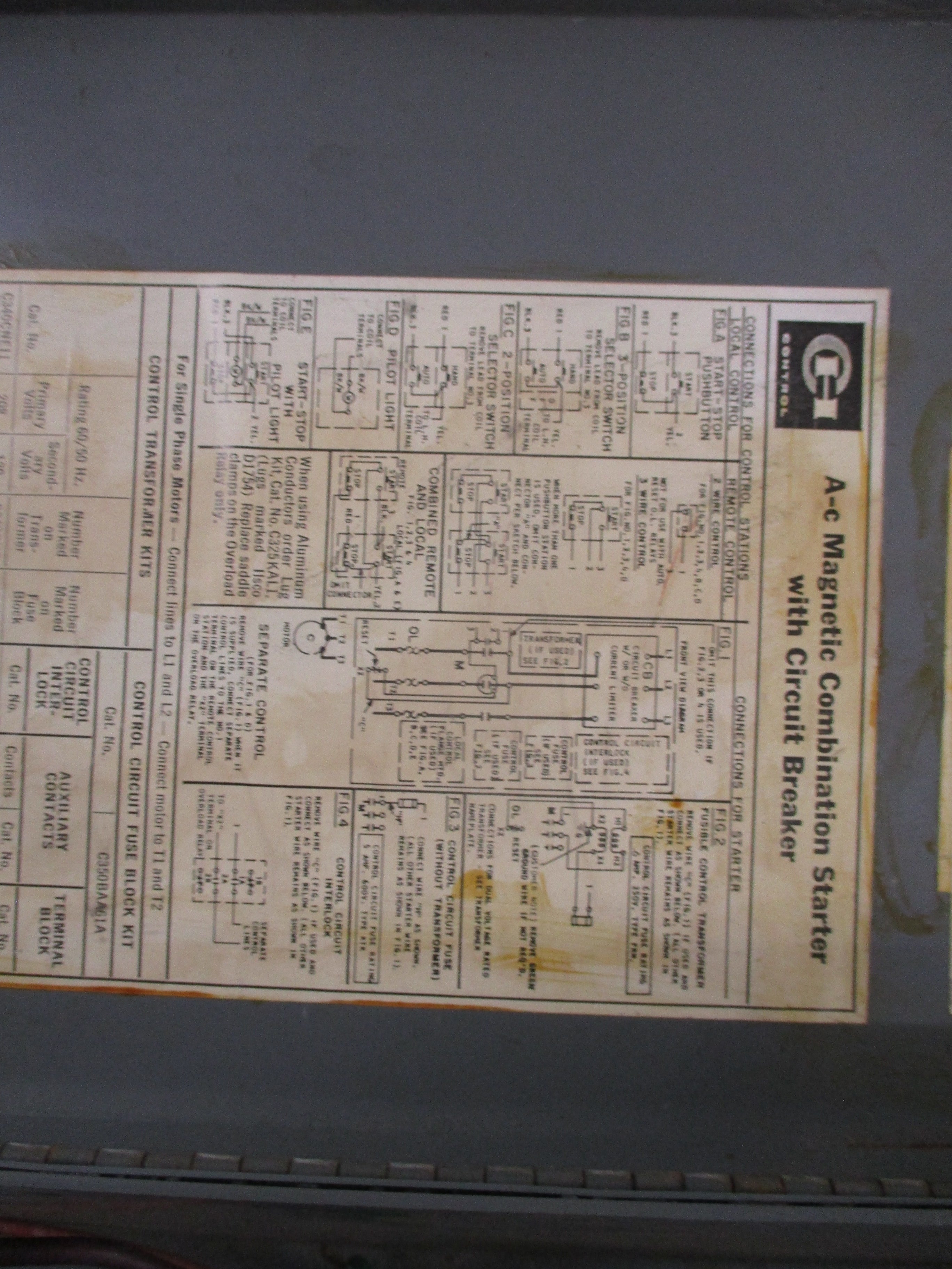 Cutler-Hammer Size 0 Breaker Combination A10BN0 120V Coil 15A Breaker Used