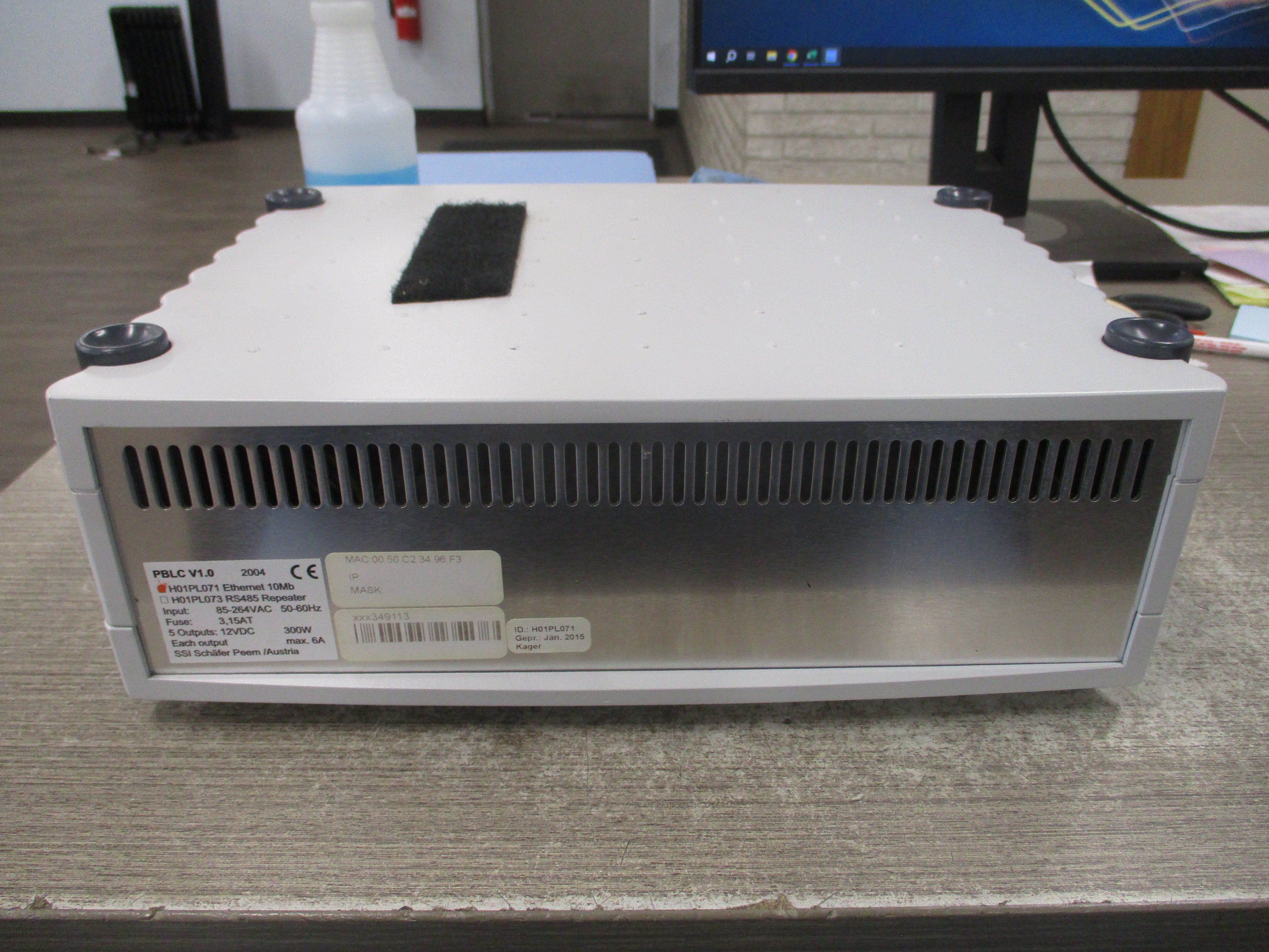 SSI Schafer Peem PBLC Pick By Light Line Controller H01PL071 V1.0 Ethernet 10mb