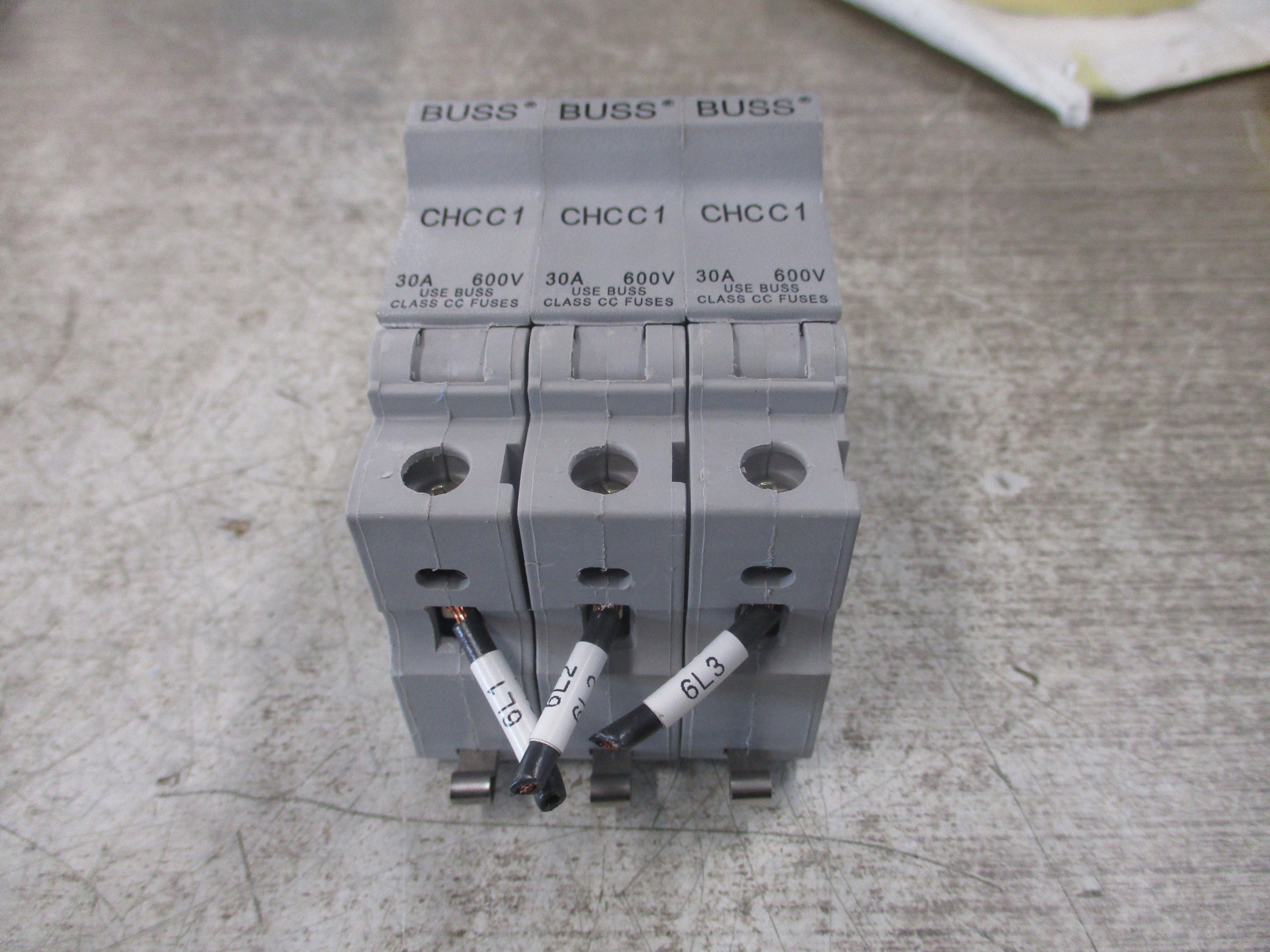 Buss Fuseholder CHCC1 30A 600V 3P Used