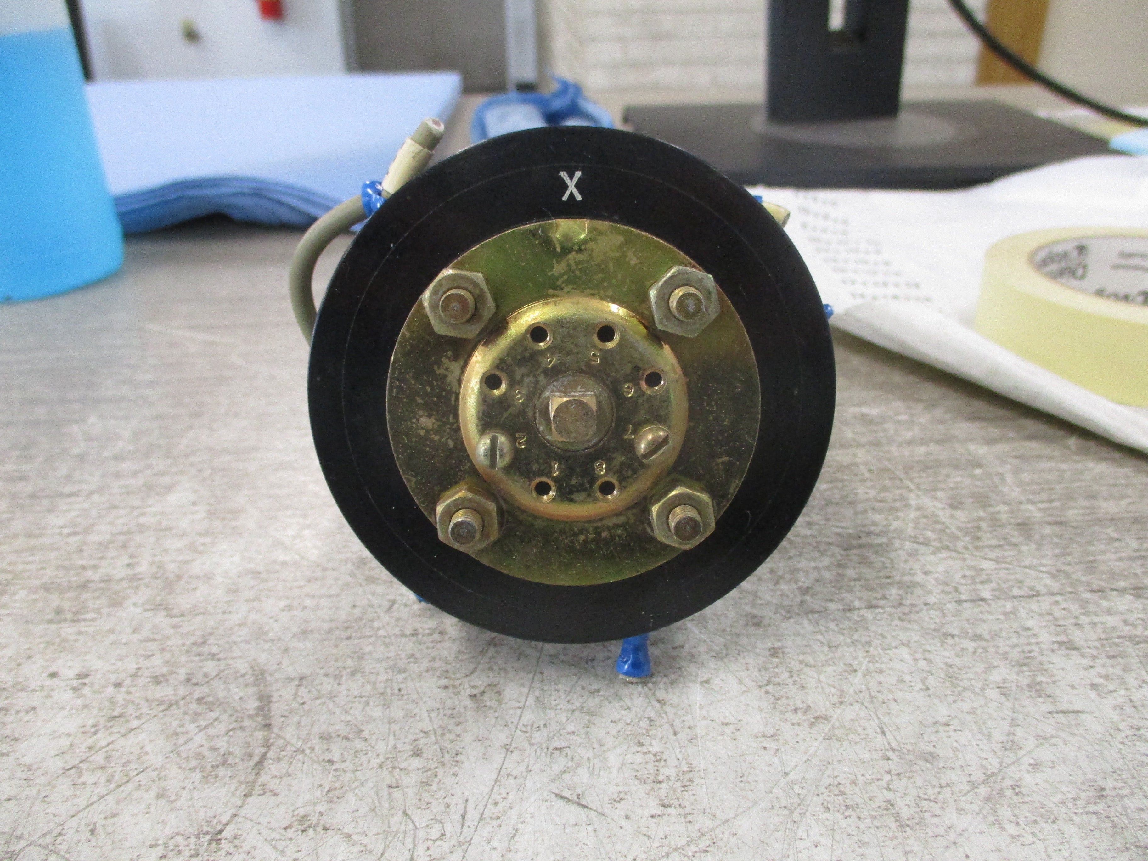 Electro Switch Series 24 Frequency Meter Rotary Switch 24202PN Used