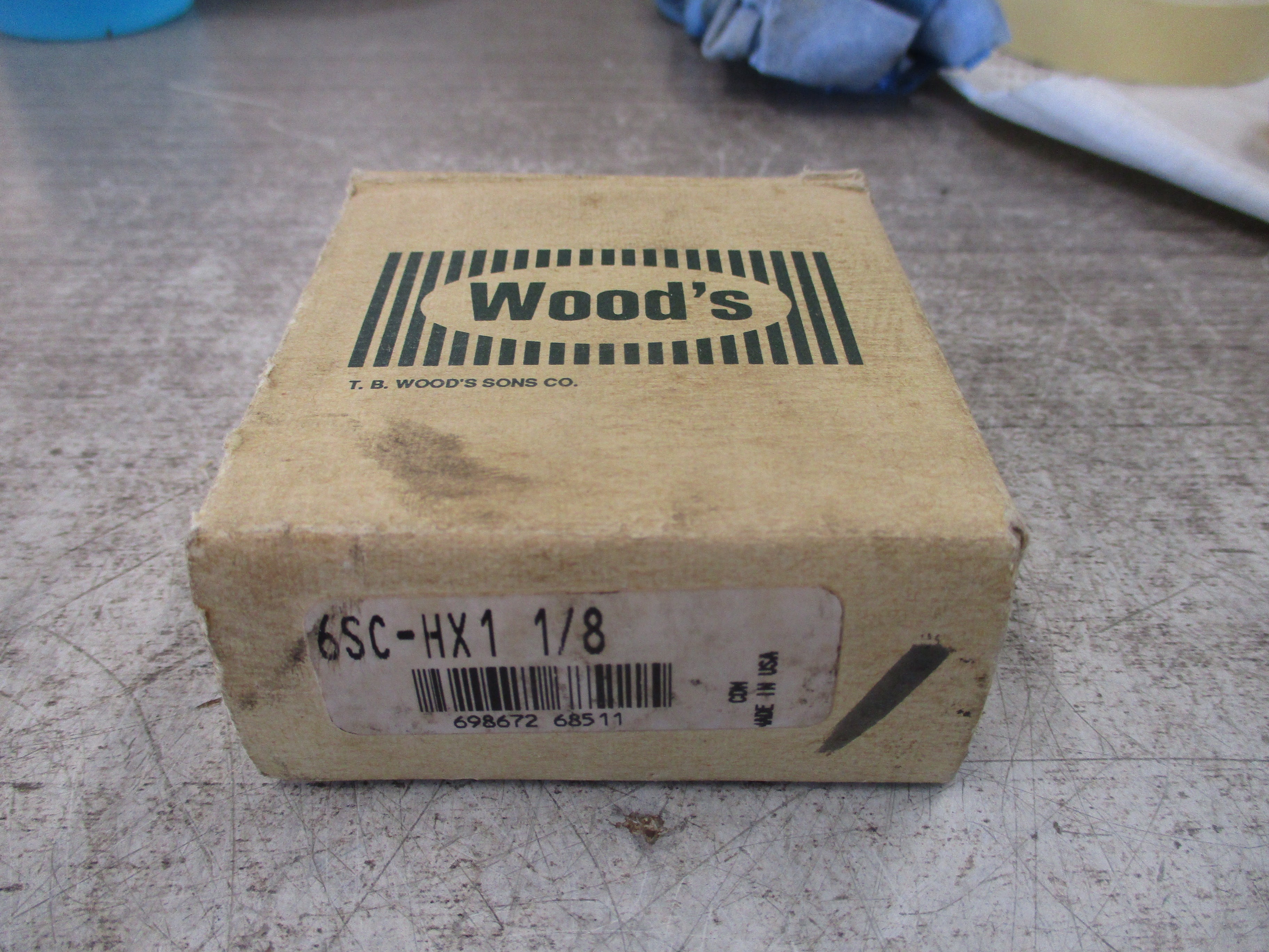 TB Woods Hub 6SC-HX1 1/8 1 1/8" Bore New Surplus