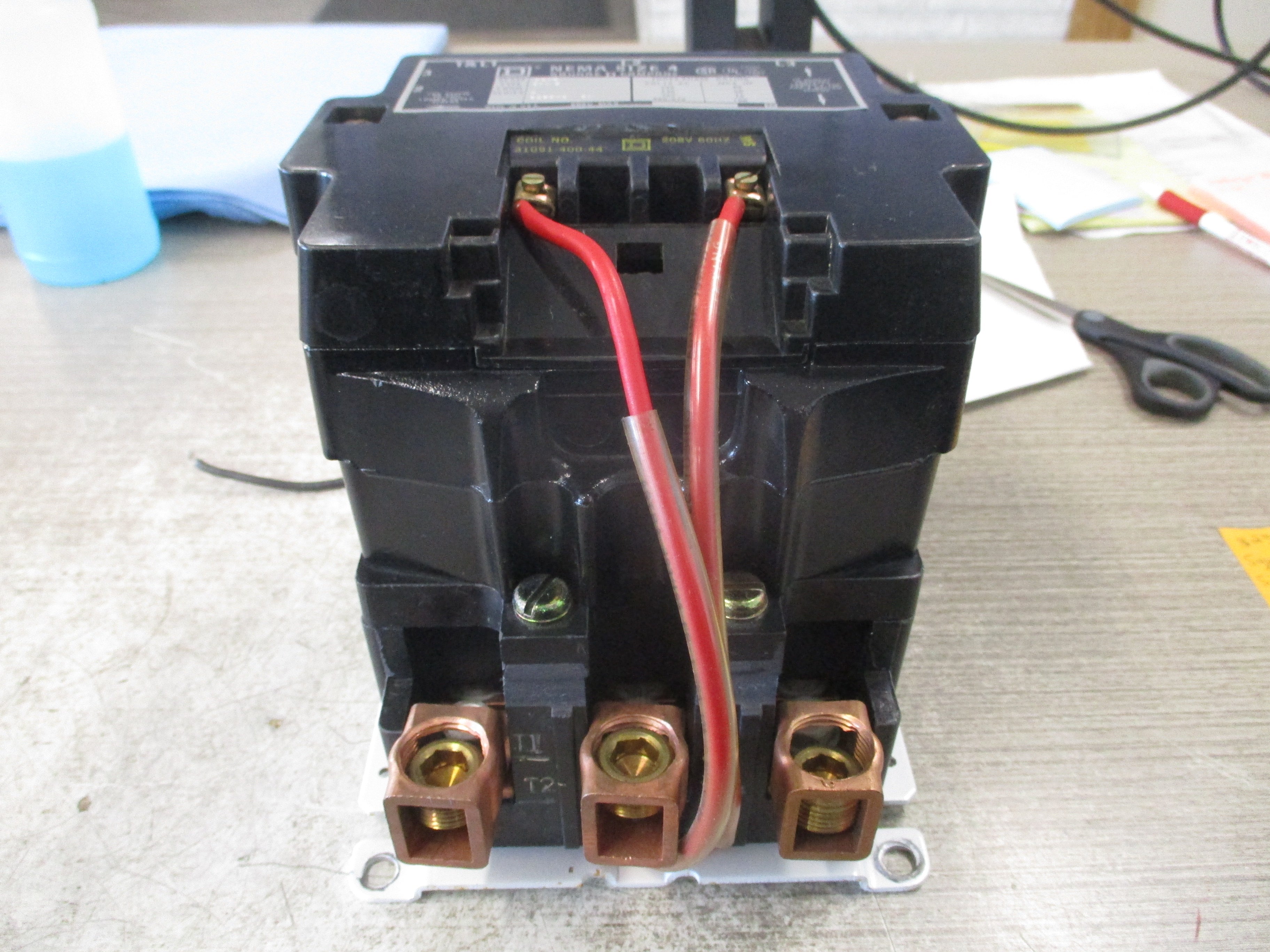 Square D Size 4 Contactor 8502 SFO 2 Ser. A 208V Coil Used