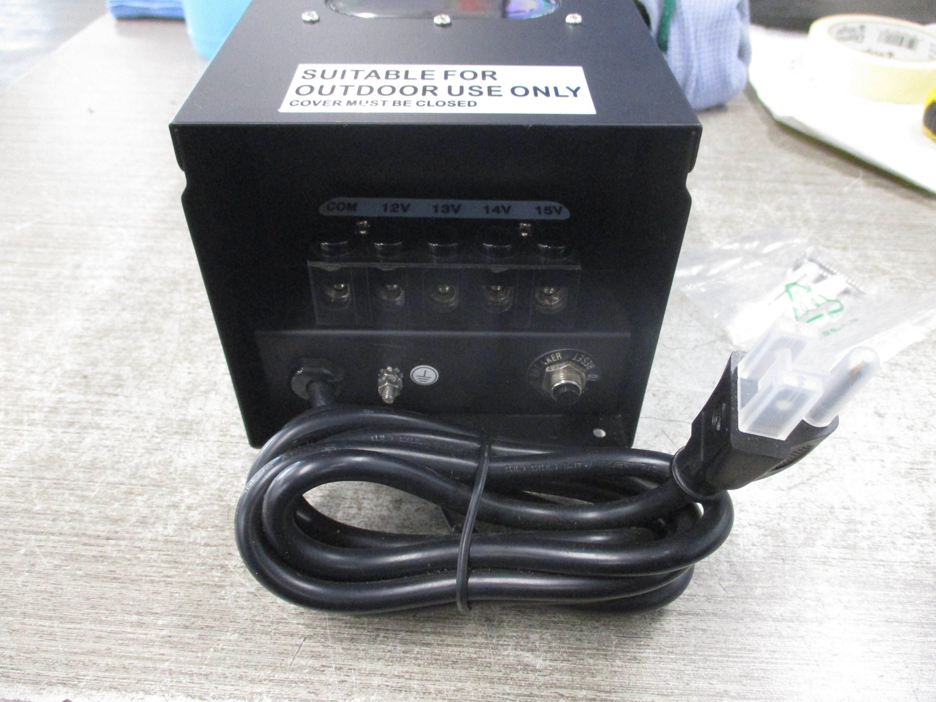 BPL Low Voltage Garden Light Transformer DA-300W-12W4-1 300VA Input: 120V 60Hz