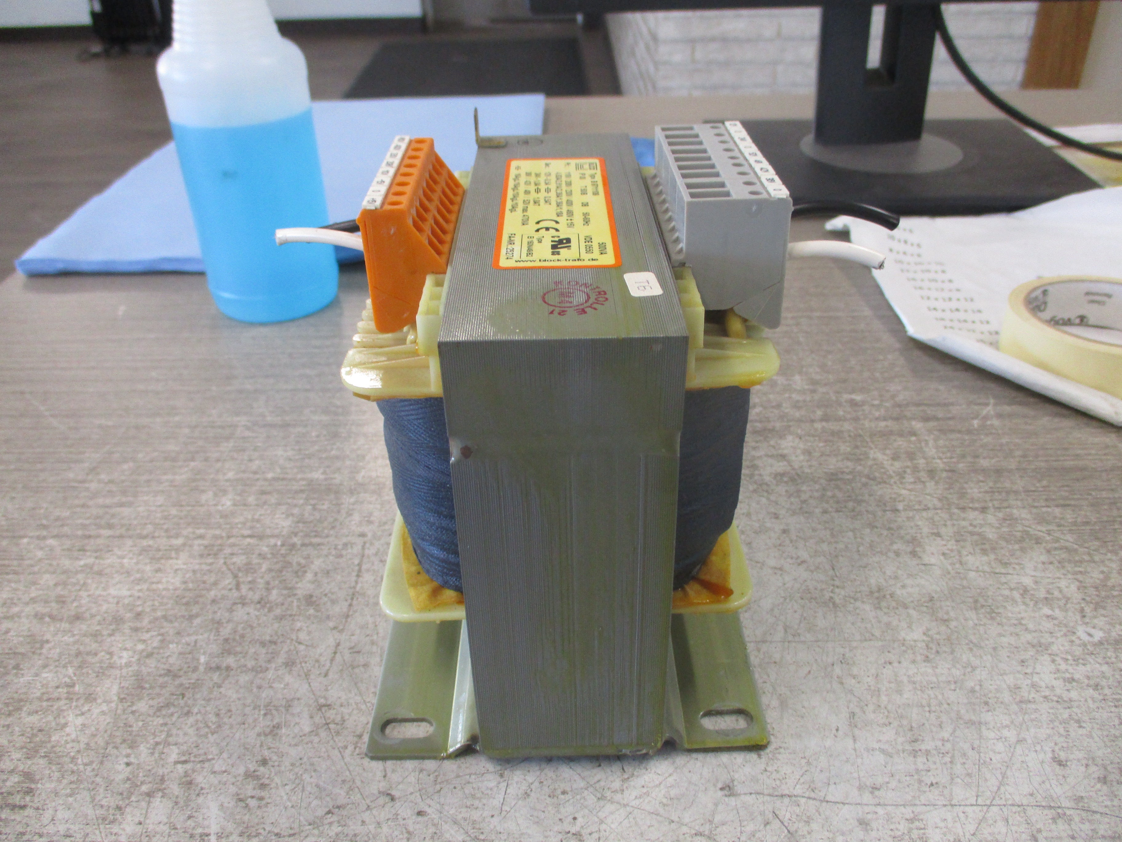 Block Transformer B 9711109 500VA Pri: 110/208/230/400/480V