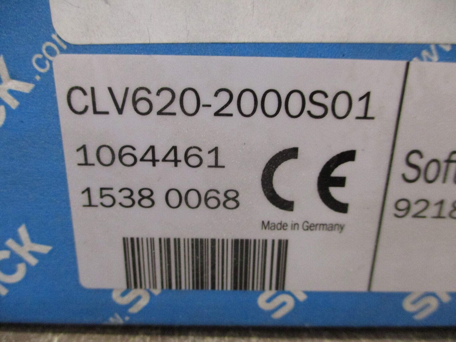 Sick Barcode Scanner CLV620-2000S01 SW V5.40 *Shelfwear* New Surplus