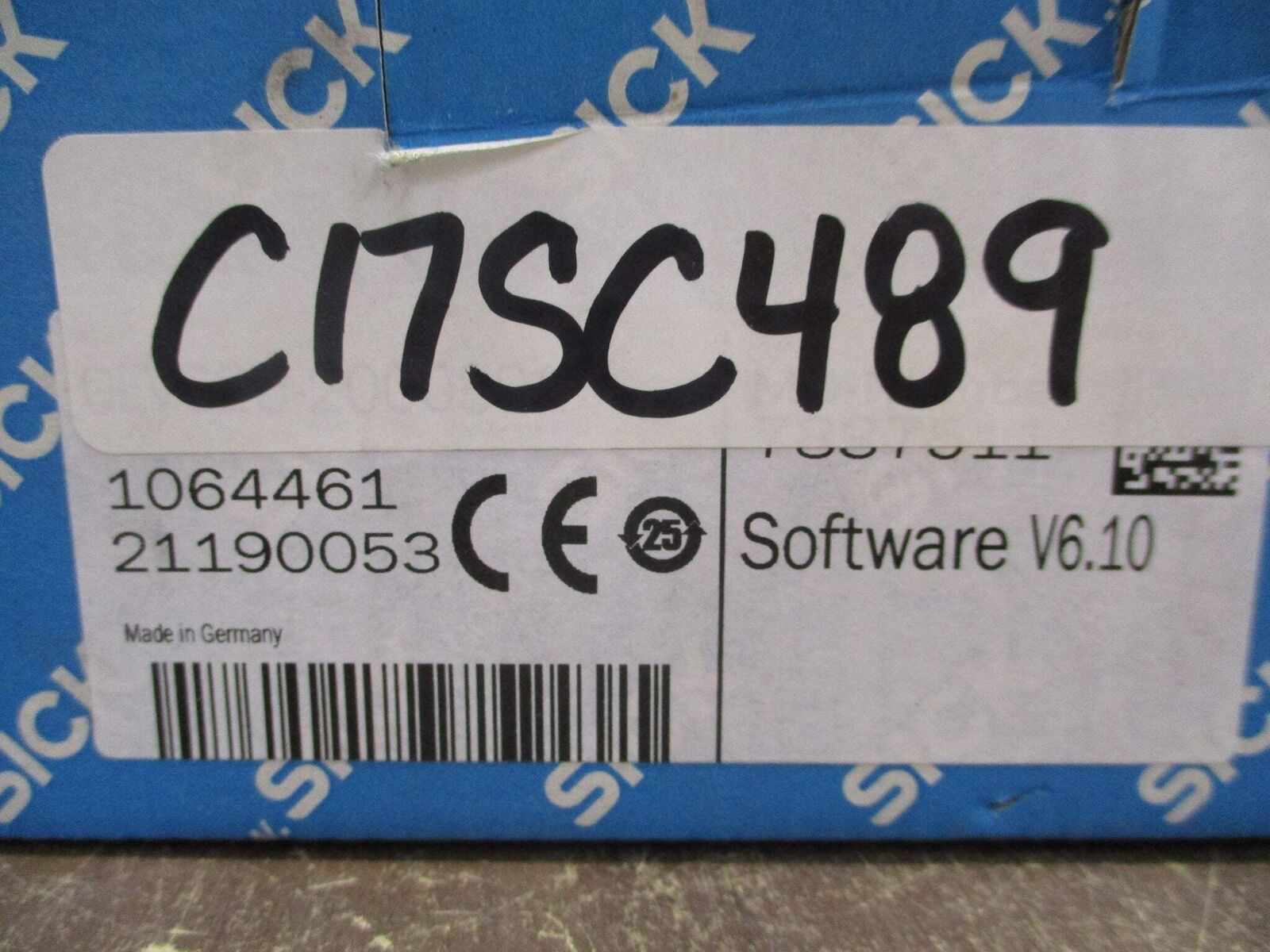 Sick Barcode Scanner CLV620-2000S01 SW V6.10 New Surplus