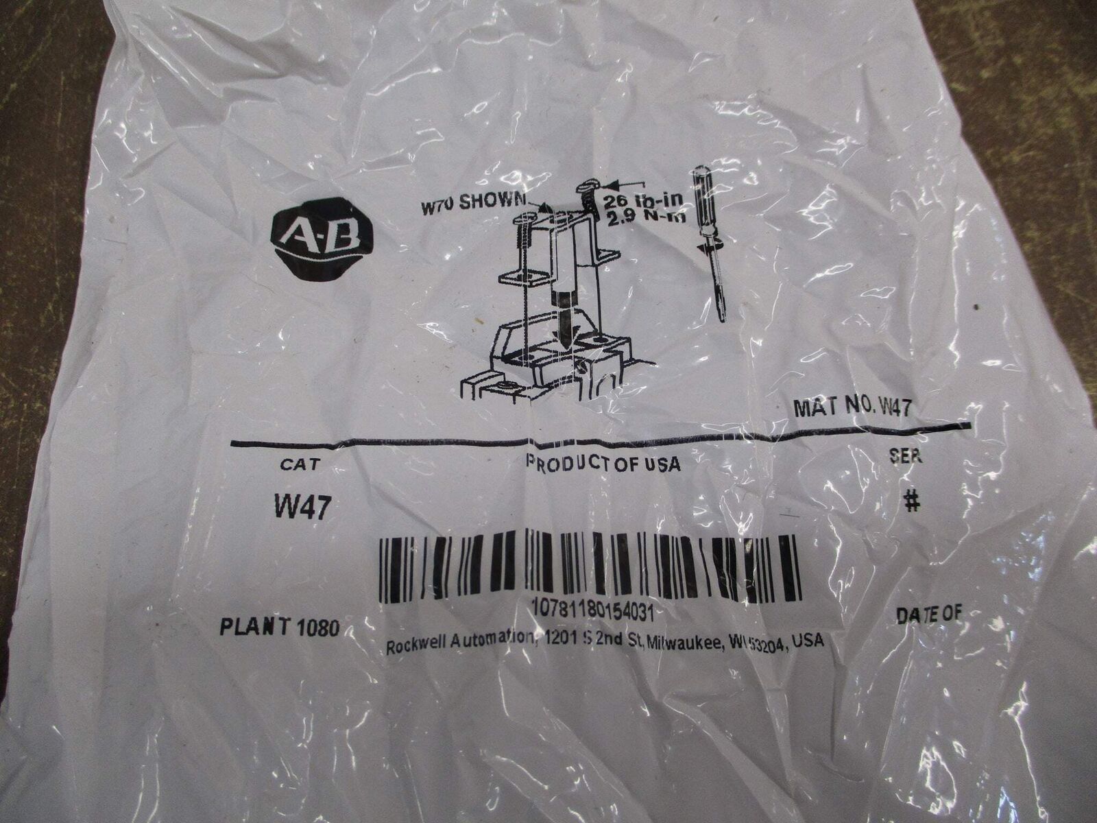 Allen-Bradley Heaters W47 *Lot of 3* New Surplus