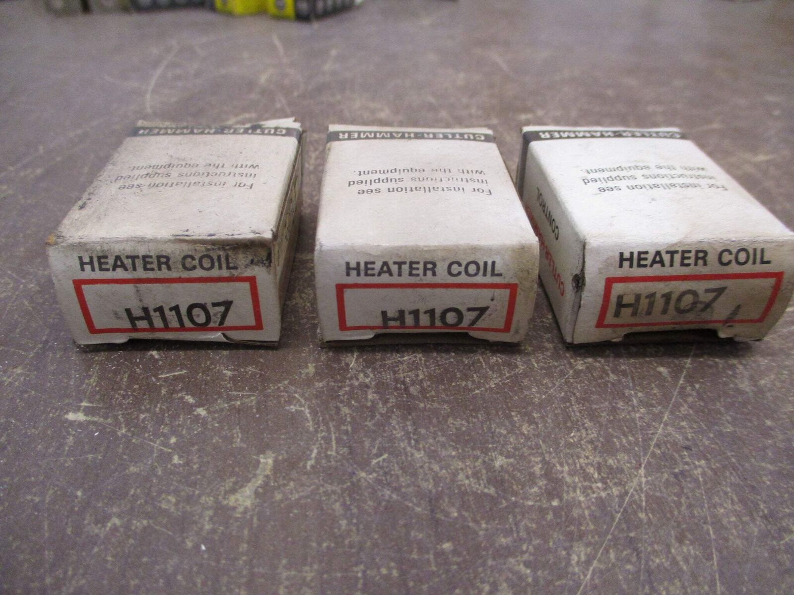 Cutler-Hammer Heaters H1107 *Lot of 3* New Surplus