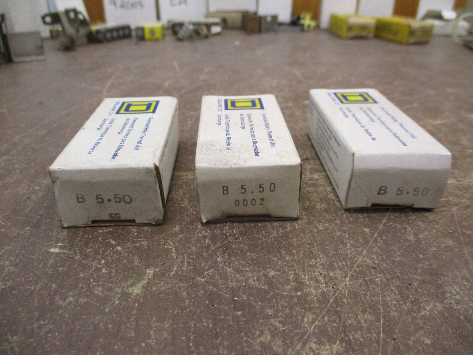 Square D Heaters B5.50 *Lot of 3* New Surplus