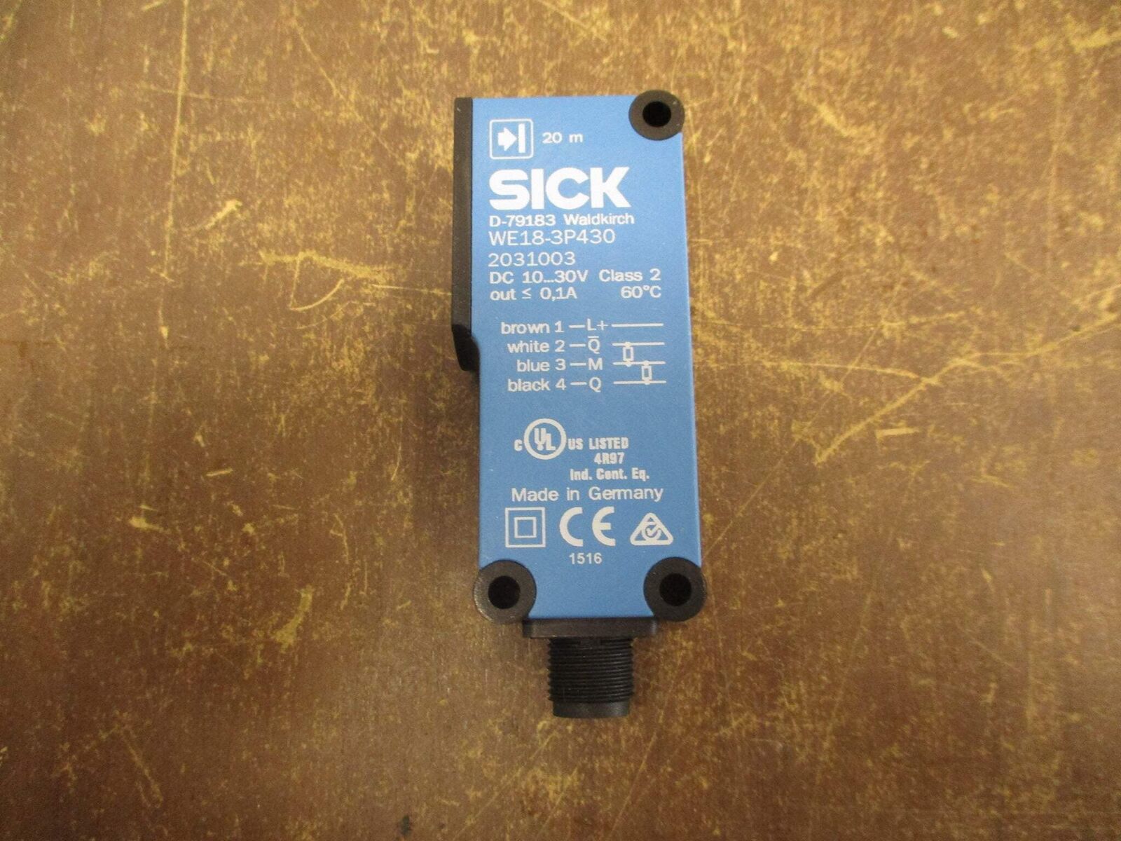 SICK Photoelectric Sensor WS/WE18-3P430 New Surplus