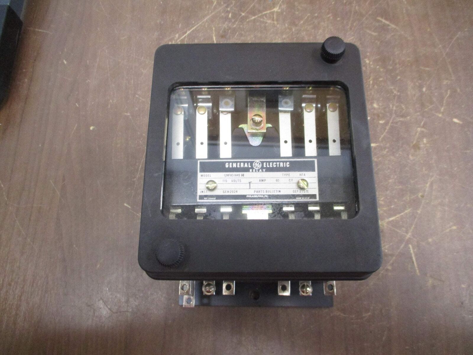 GE Relay 12HFA51A49 H 115V 60Hz Used