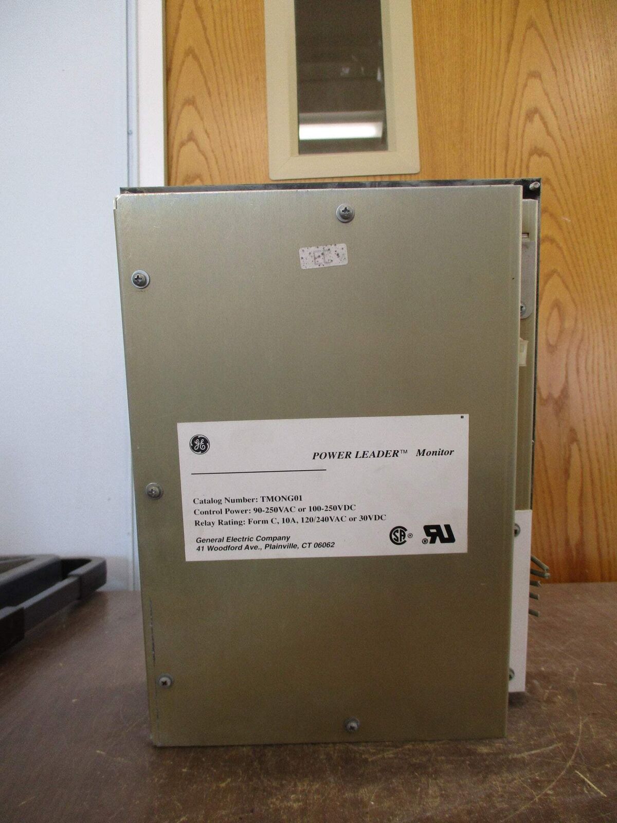 GE Power Leader Monitor TMONG01 90-250VAC 100-250VDC Used