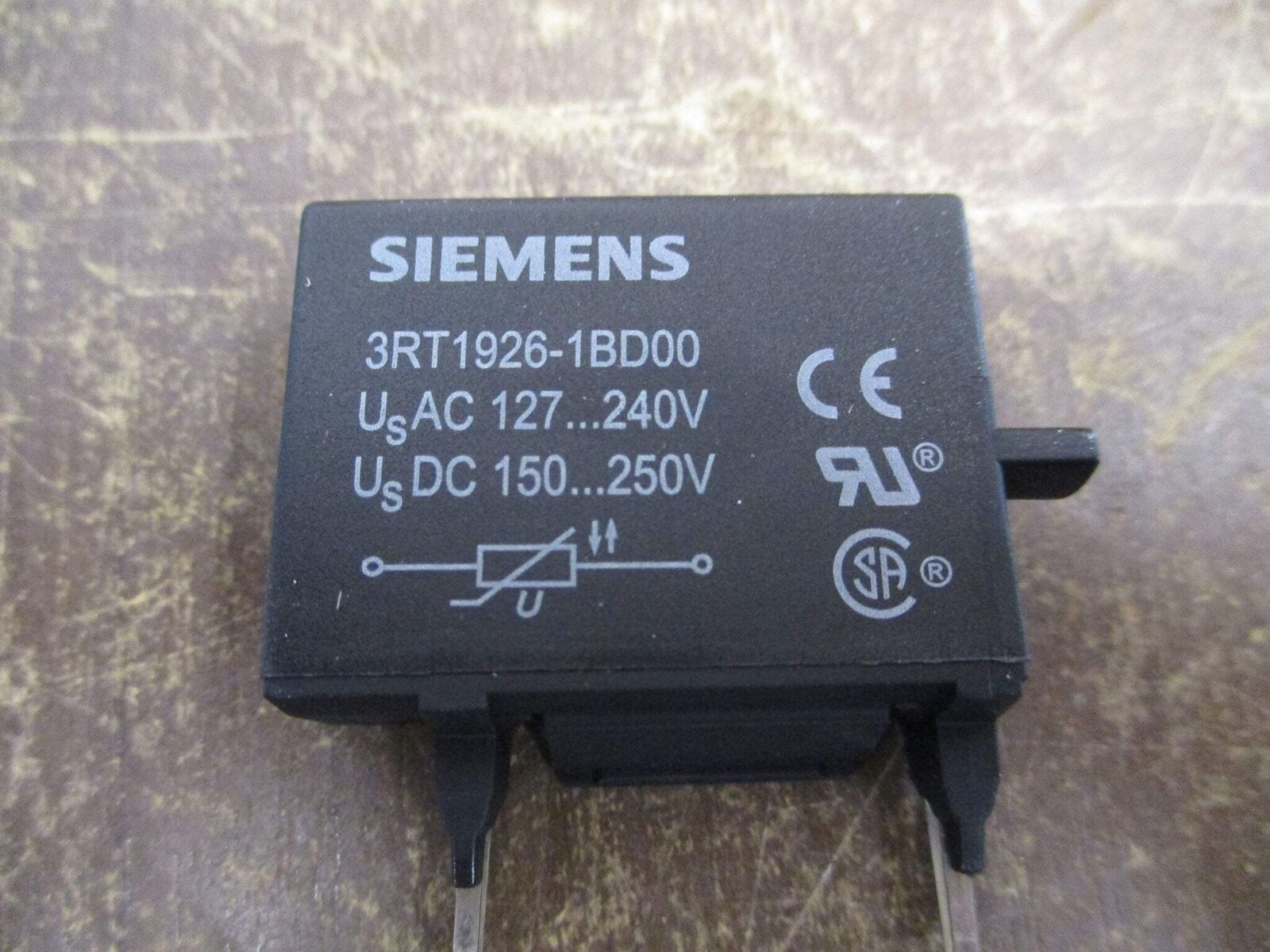 Siemens Surge Suppressor 3RT1926-1BD00 127-240VAC 150-250VDC New Surplus