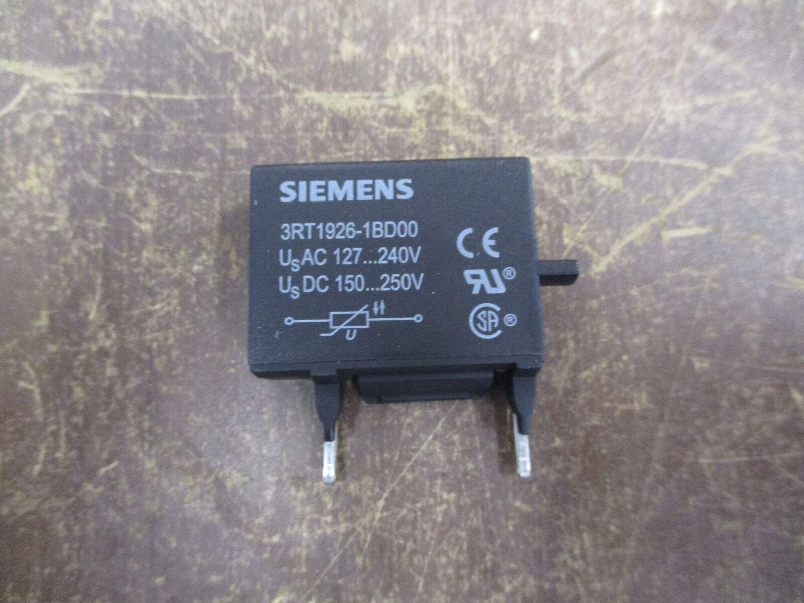 Siemens Surge Suppressor 3RT1926-1BD00 127-240VAC 150-250VDC New Surplus