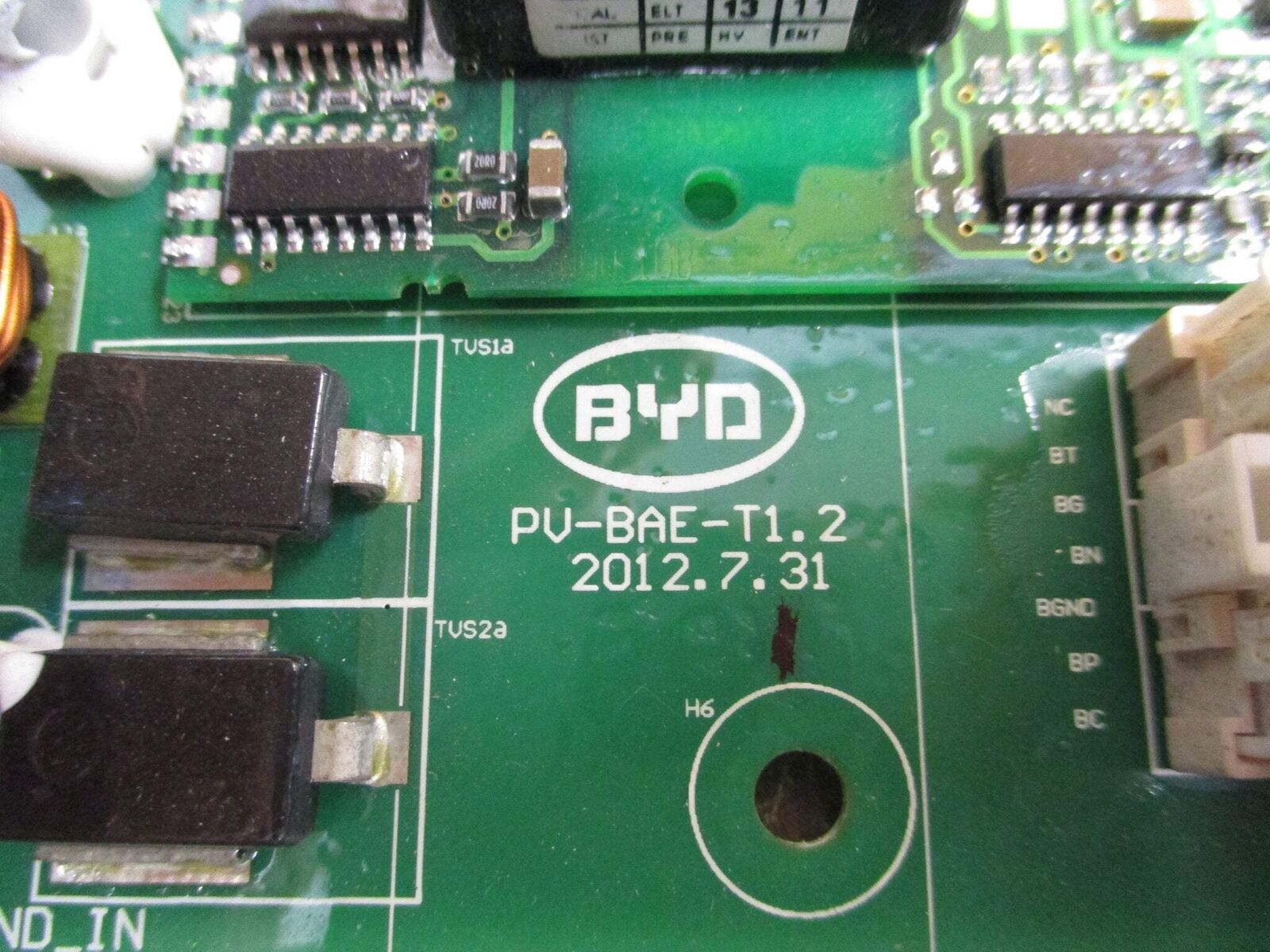 BYD Driver Board Assembly PV-BAE-T1.2 Used