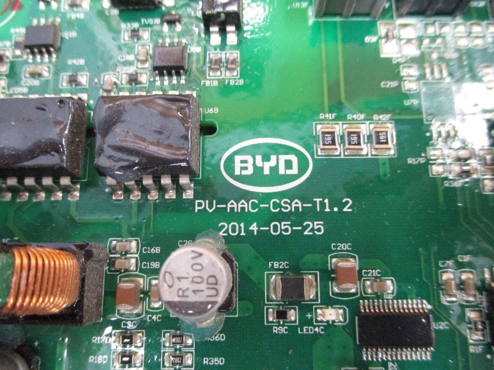 BYD Control Board PV-AAC-CSA-T1.2 Used