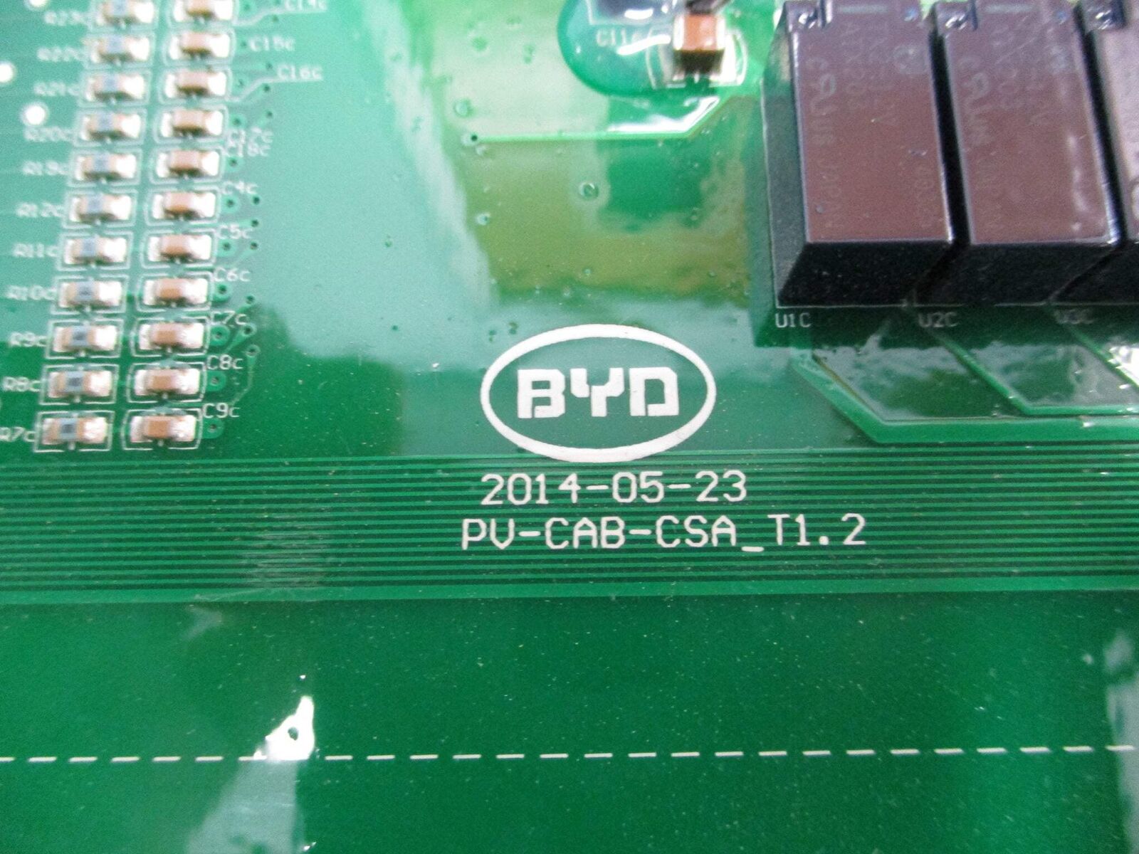 BYD Control Board PV-CAB-CSA_T1.2 Used