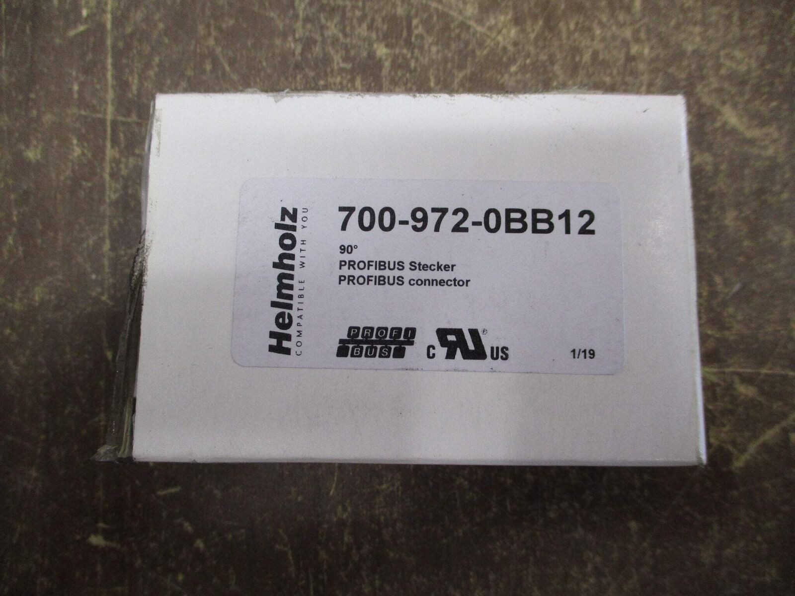 Helmholz Profibus Connector 700-972-0BB12 90° New Surplus