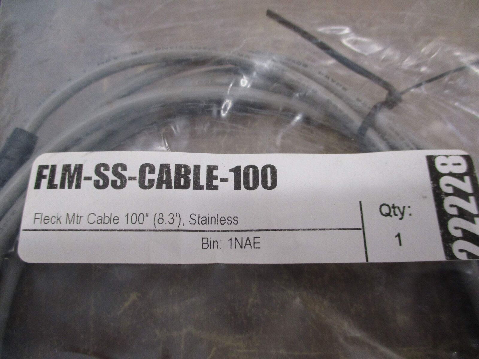 Pentair Fleck Meter Cable FLM-SS-CABLE-100 100" New Surplus