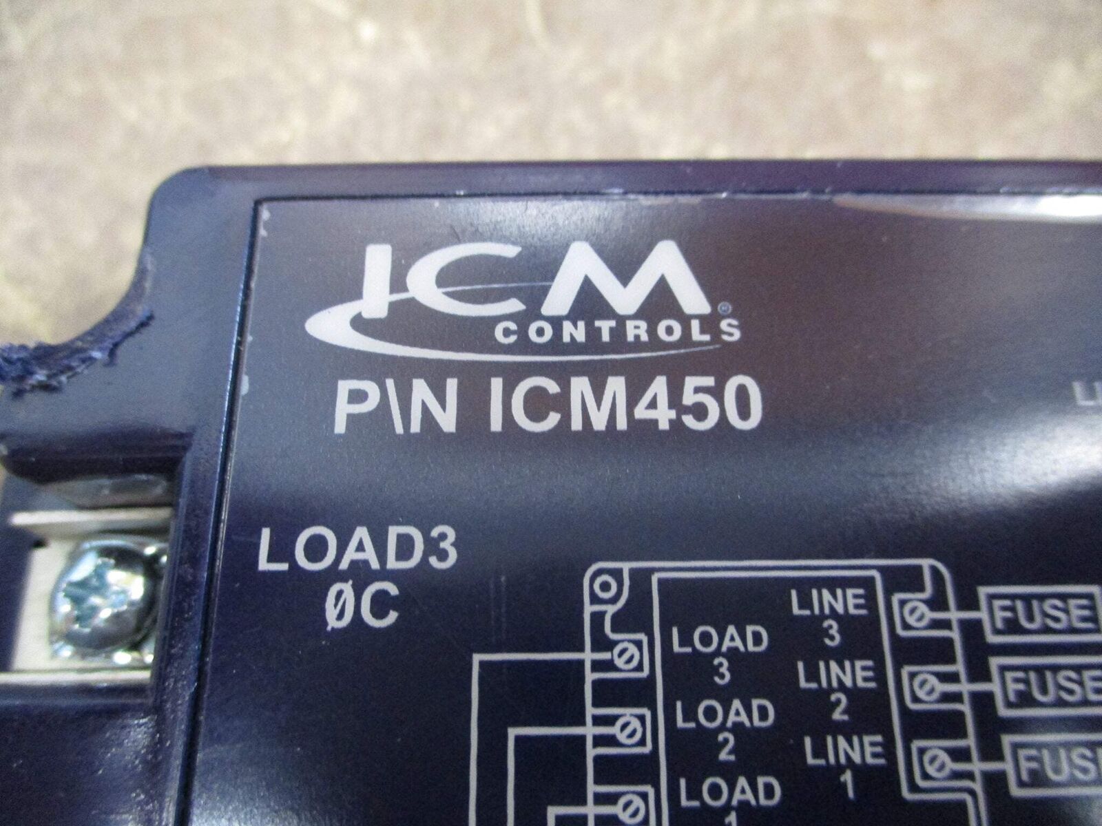 ICM Three Phase Voltage Monitor ICM450 190-630V 50-60Hz Used