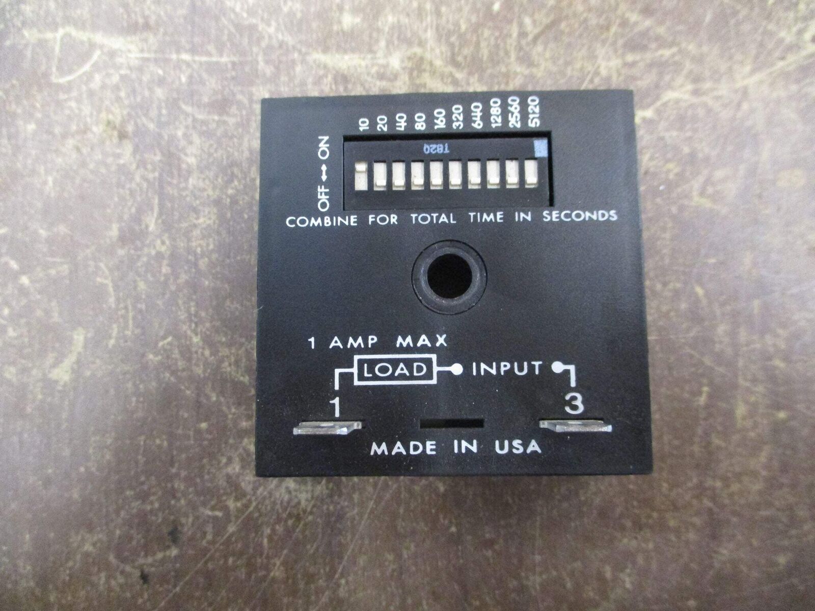 SSAC Solid State Timer TDUH3000A 24-120VAC/DC Delay: 10-10,230 Sec Used