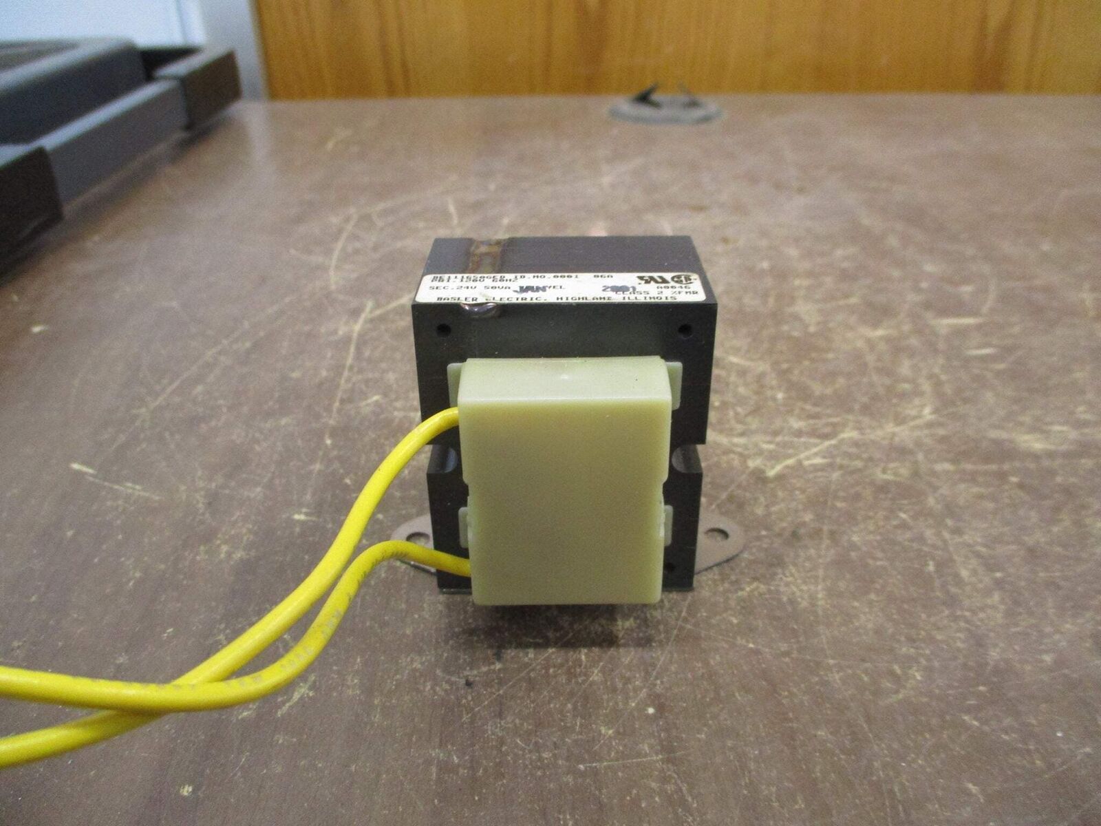 Basler Electric Transformer BE111650GED 50VA Pri: 120V Sec: 24V 60Hz Used