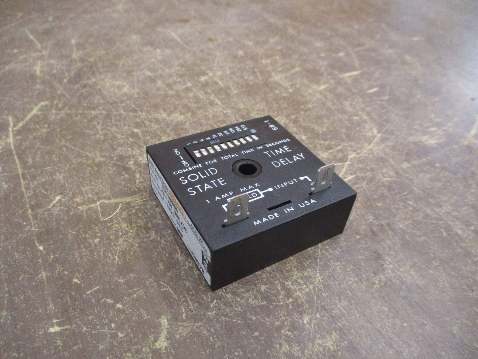 SSAC Solid State Timer TDU3000A 24-120VAC/DC Delay: 1-1023 Sec Used