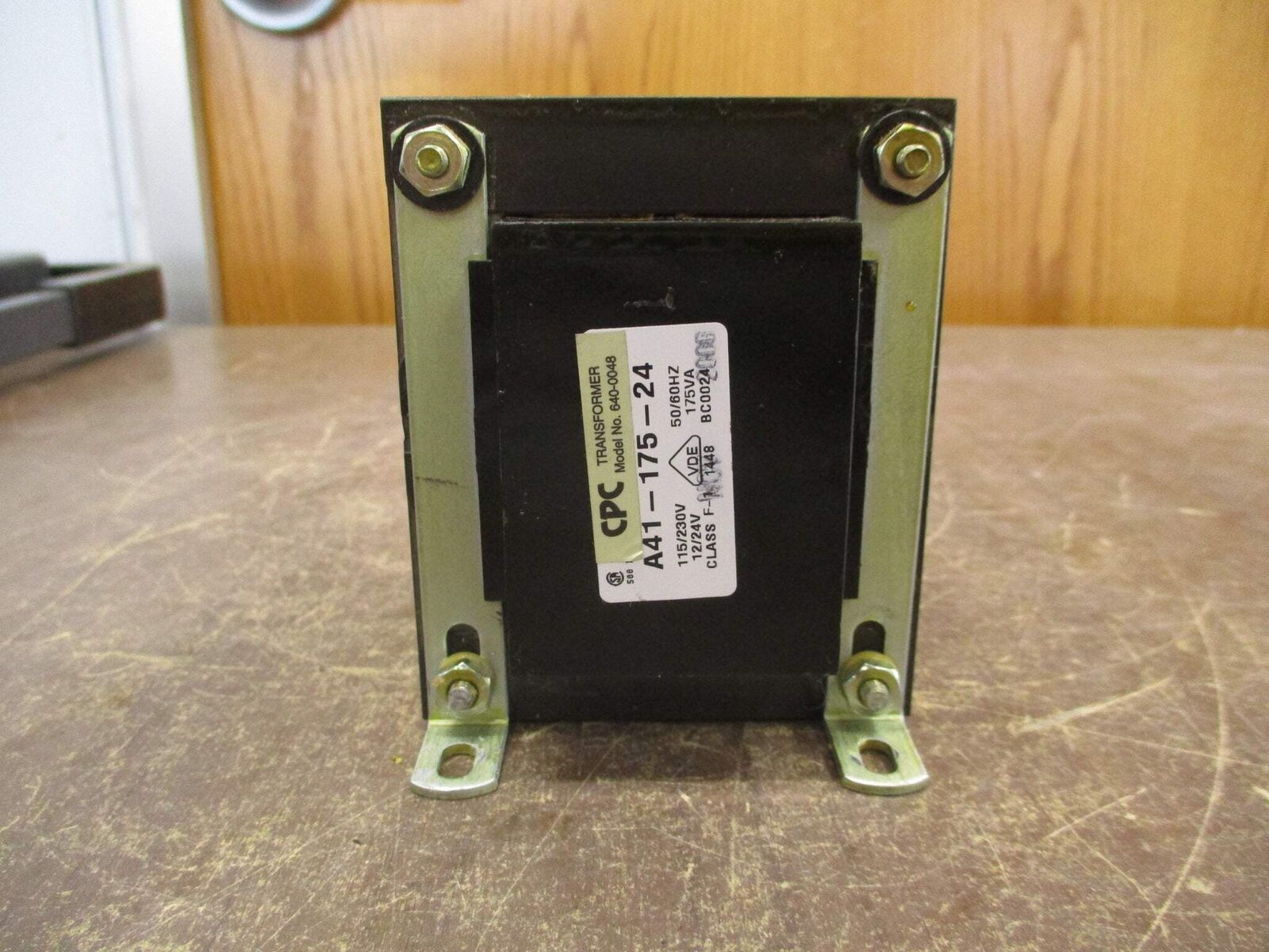 CPC Transformer A41-175-24 175VA Pri: 115/230V Sec: 12/24V 50/60Hz Used