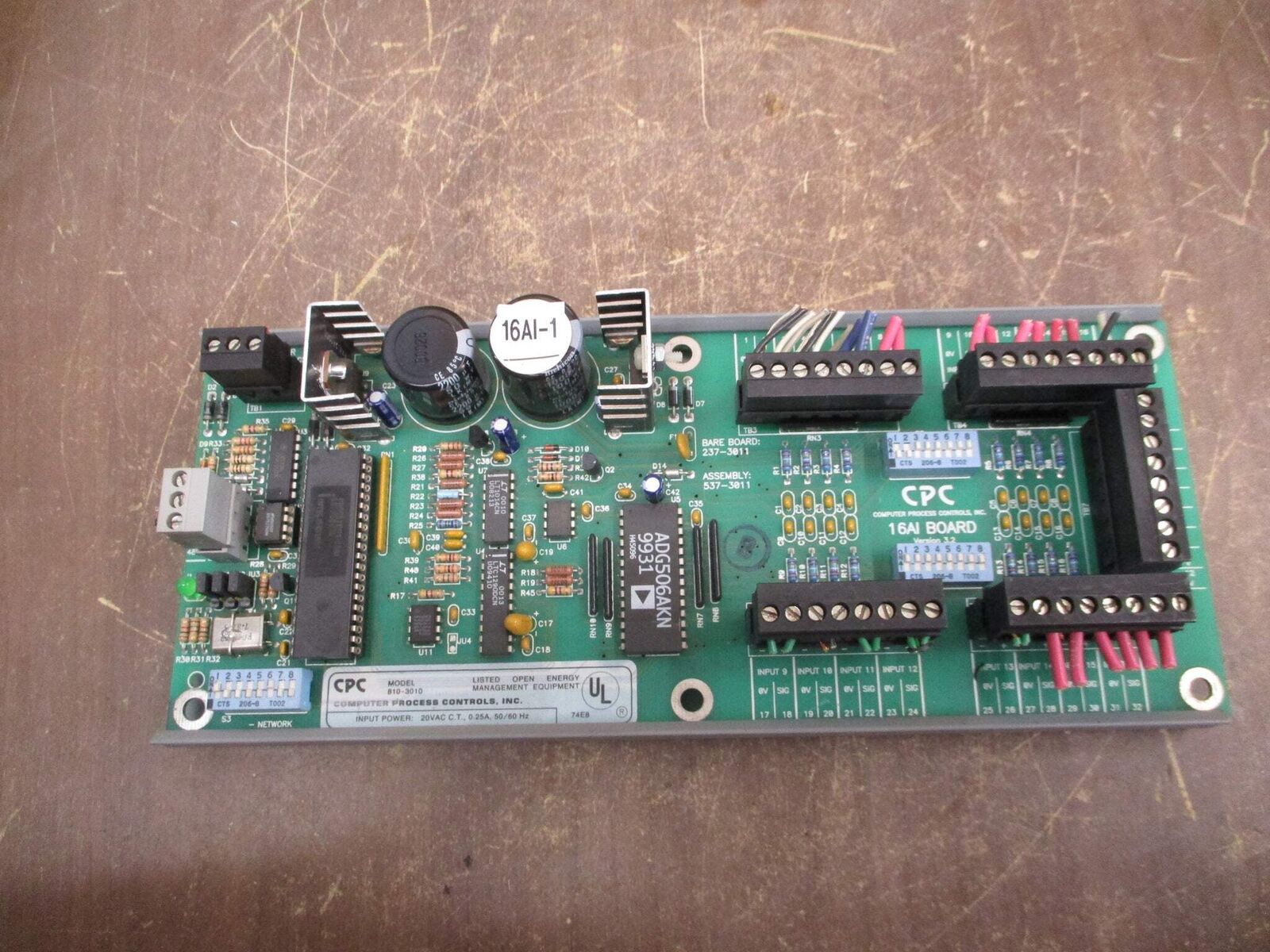 CPC 16AI Board 810-3010 Ver. 3.2 Used