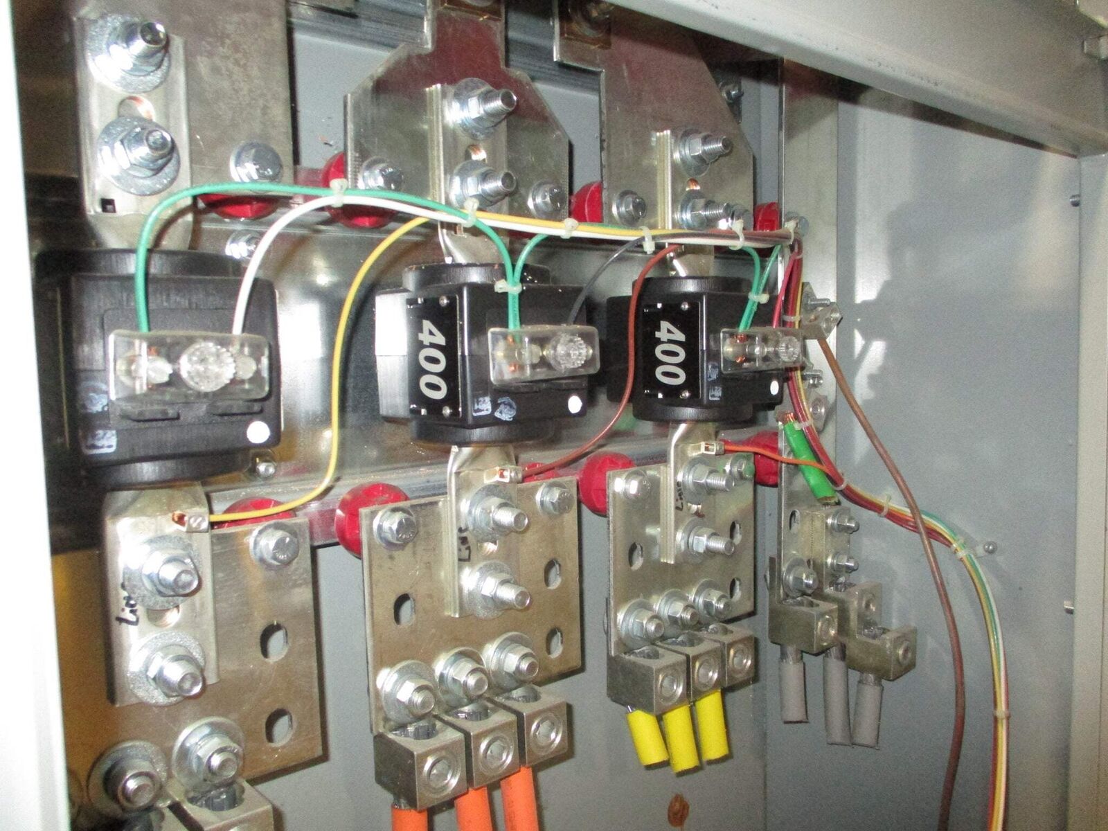 AMP Combination Meter Main MCT367L 800A 600V 3Ph 4W Service Entrance Rated