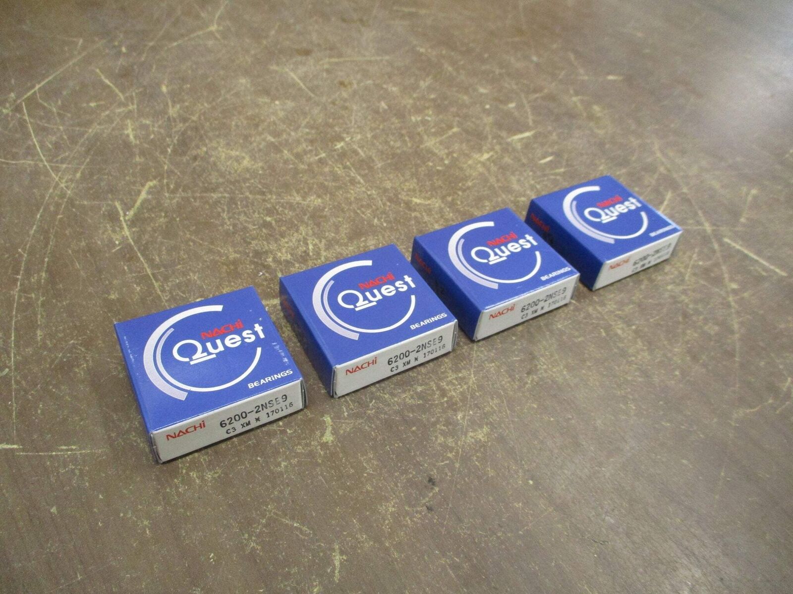 Nachi Quest Bearing 6200-2NSE9 *Lot of 4* New Surplus