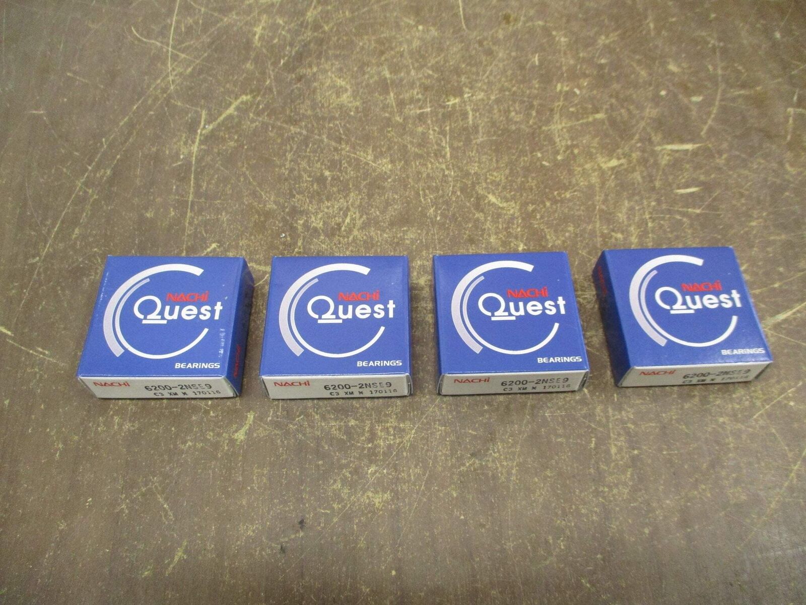 Nachi Quest Bearing 6200-2NSE9 *Lot of 4* New Surplus
