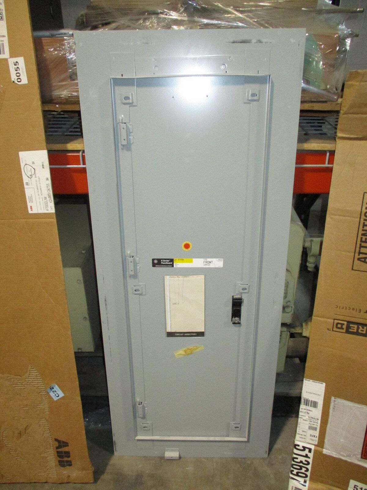 GE A Series Breaker Cover Panel AF49SN Surface Mount Used