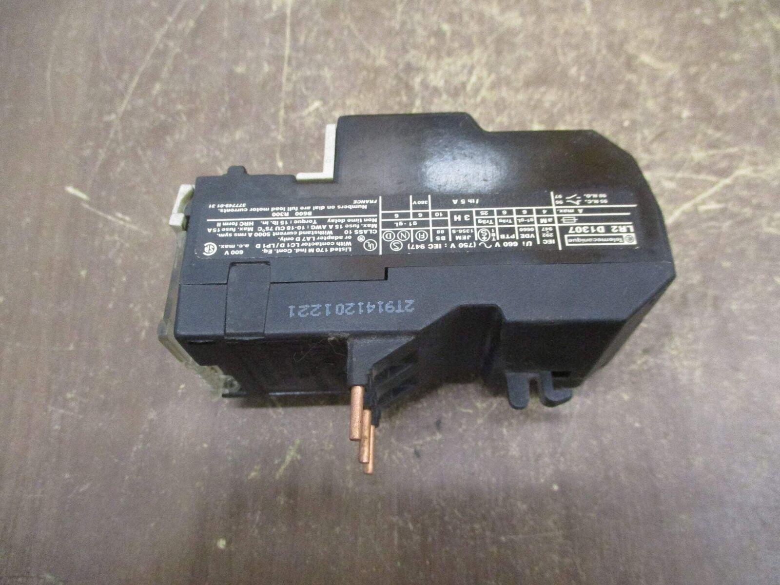 Telemecanique Solid State Overload LR2 D1307 Trip: 1.6-2.5A Used