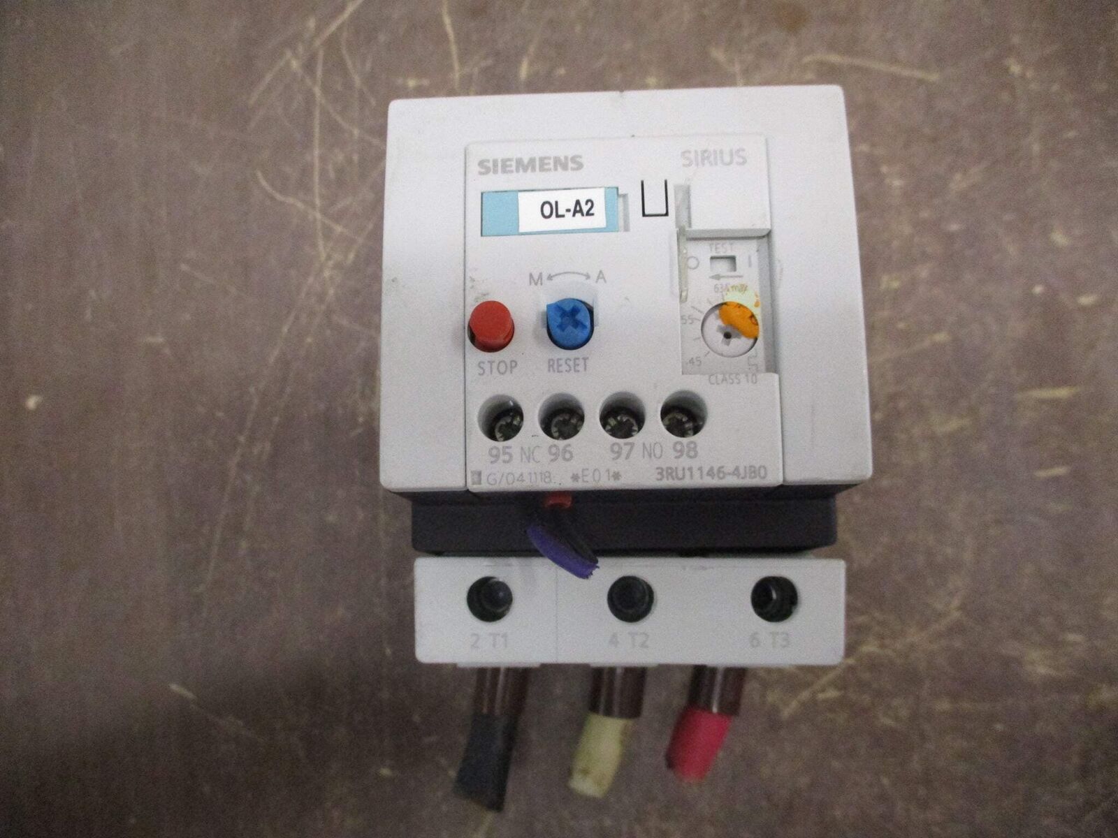 Siemens Sirius Solid State Overload 3RU1146-4JB0 Trip: 45-63A Used
