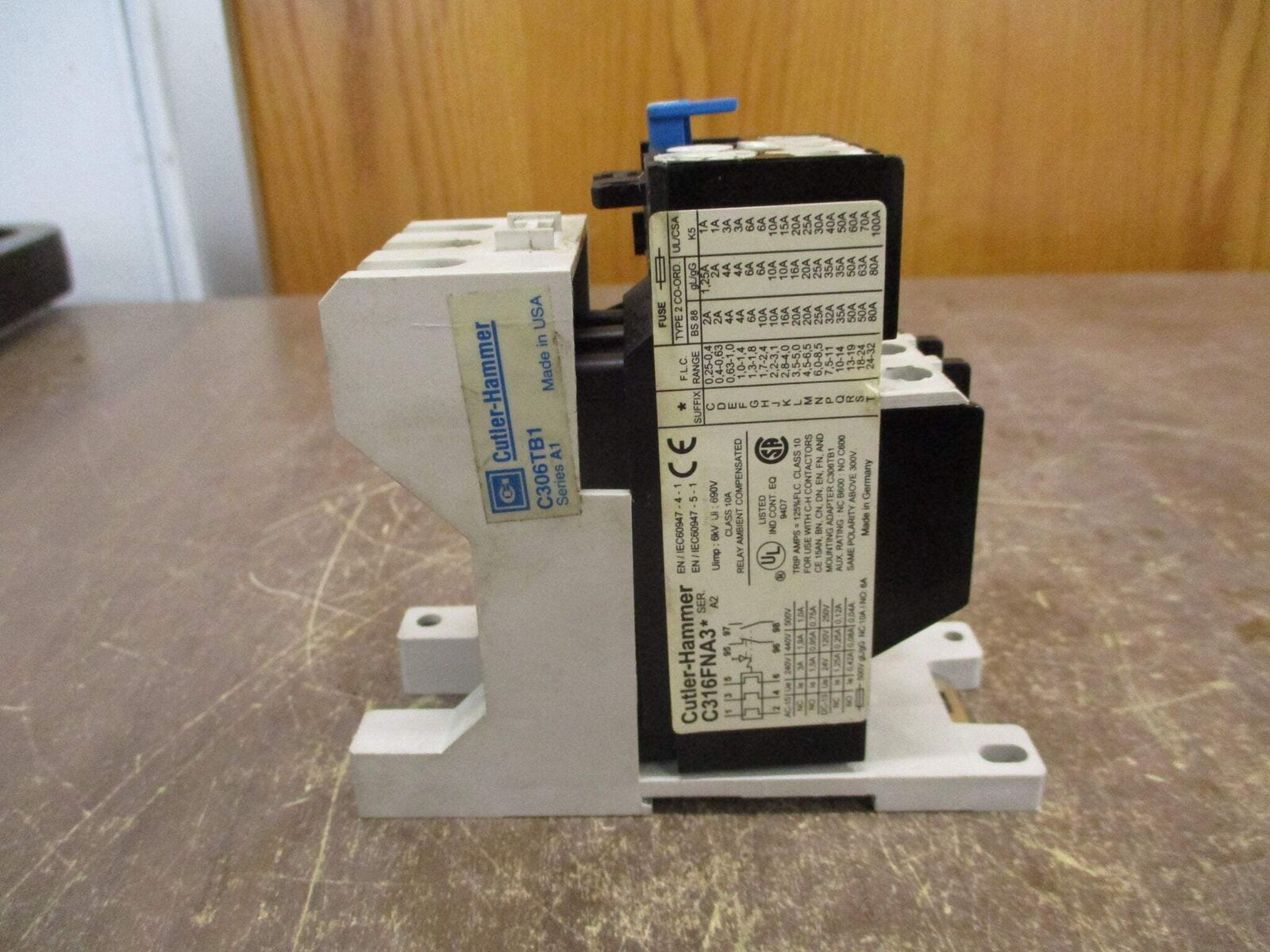 Cutler-Hammer Solid State Overload C316FNA3* Ser. A2 Trip: 24-32A Used